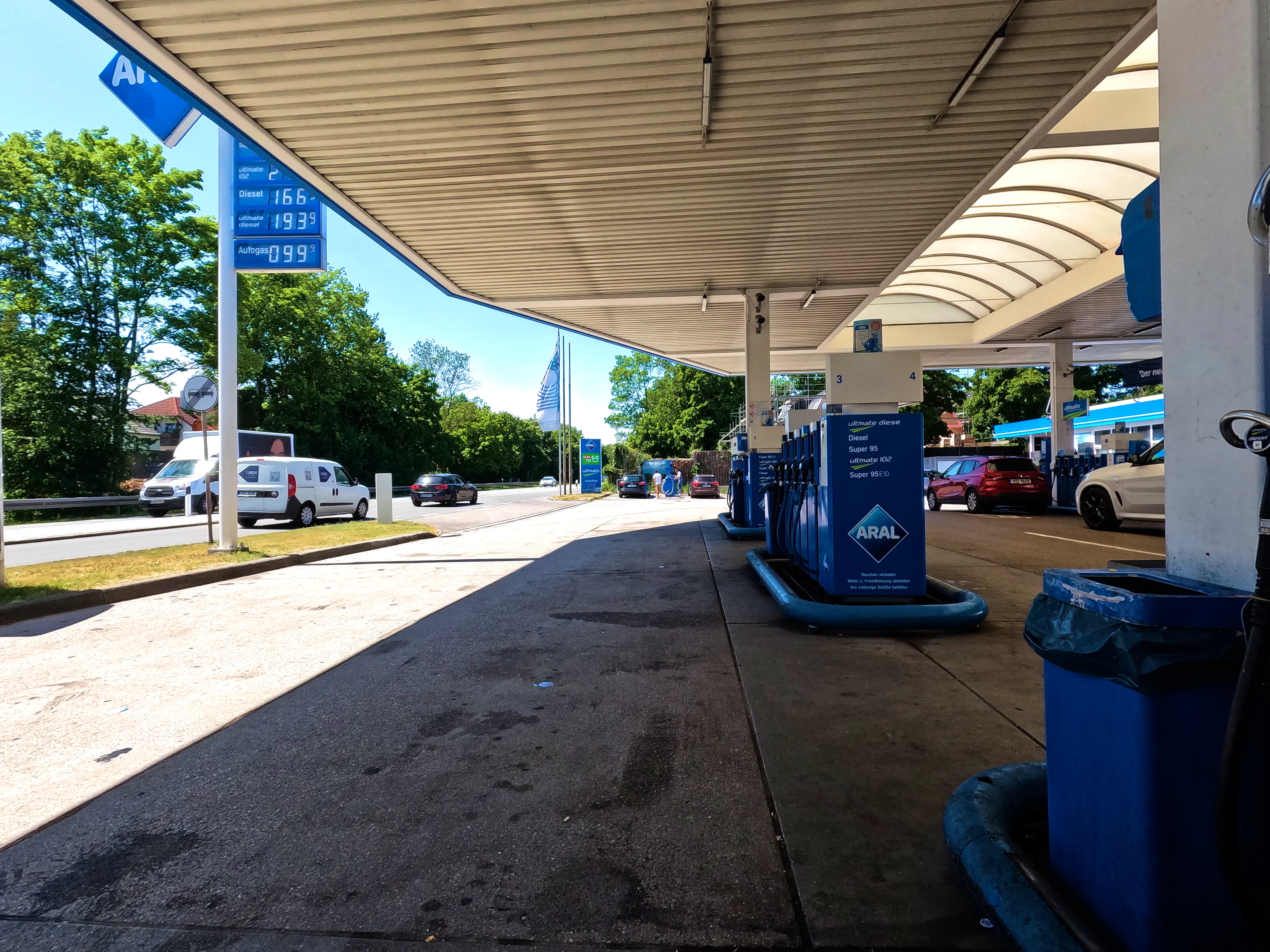 Auftanken für die nächste Fahrt