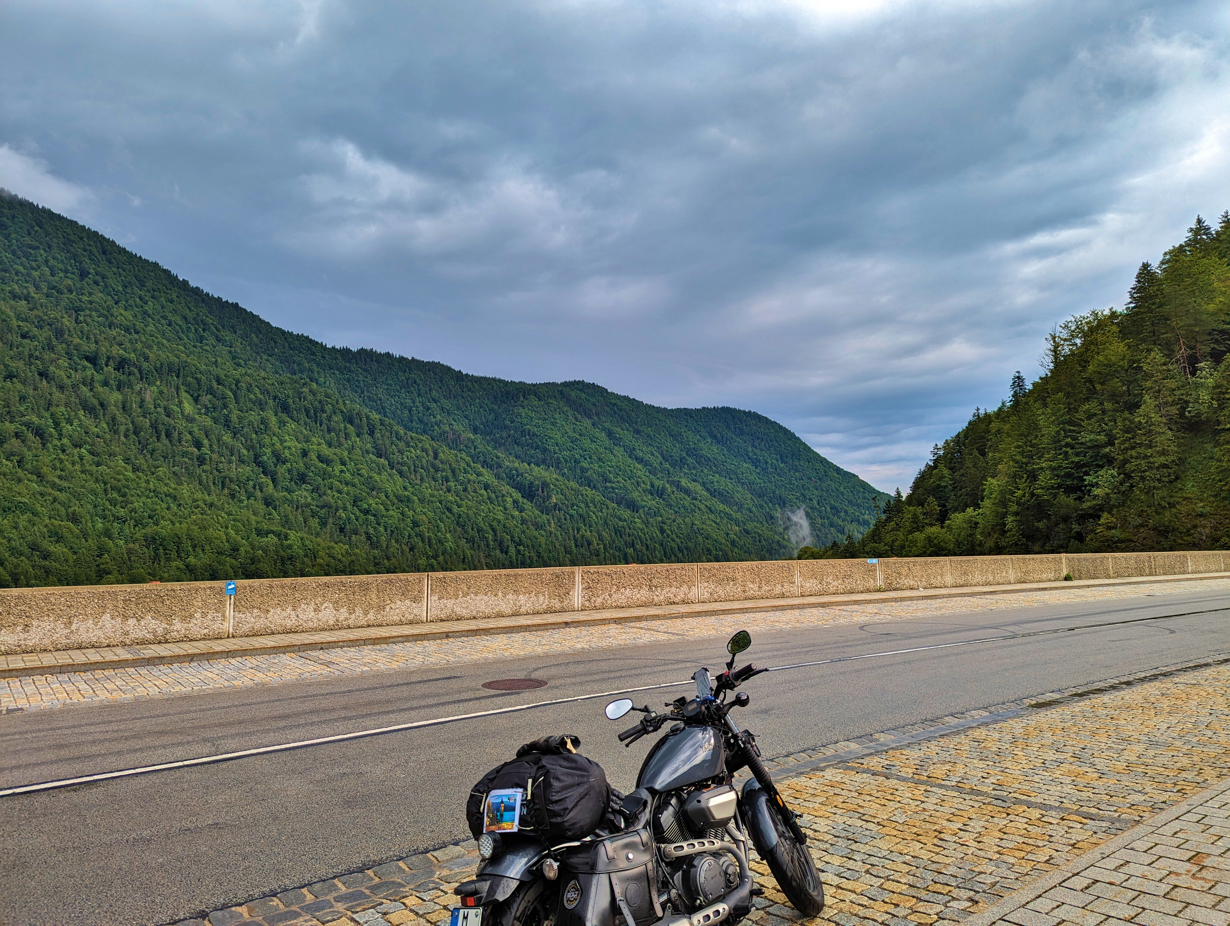 Sylvensteinspeicher, kurze Regenpause