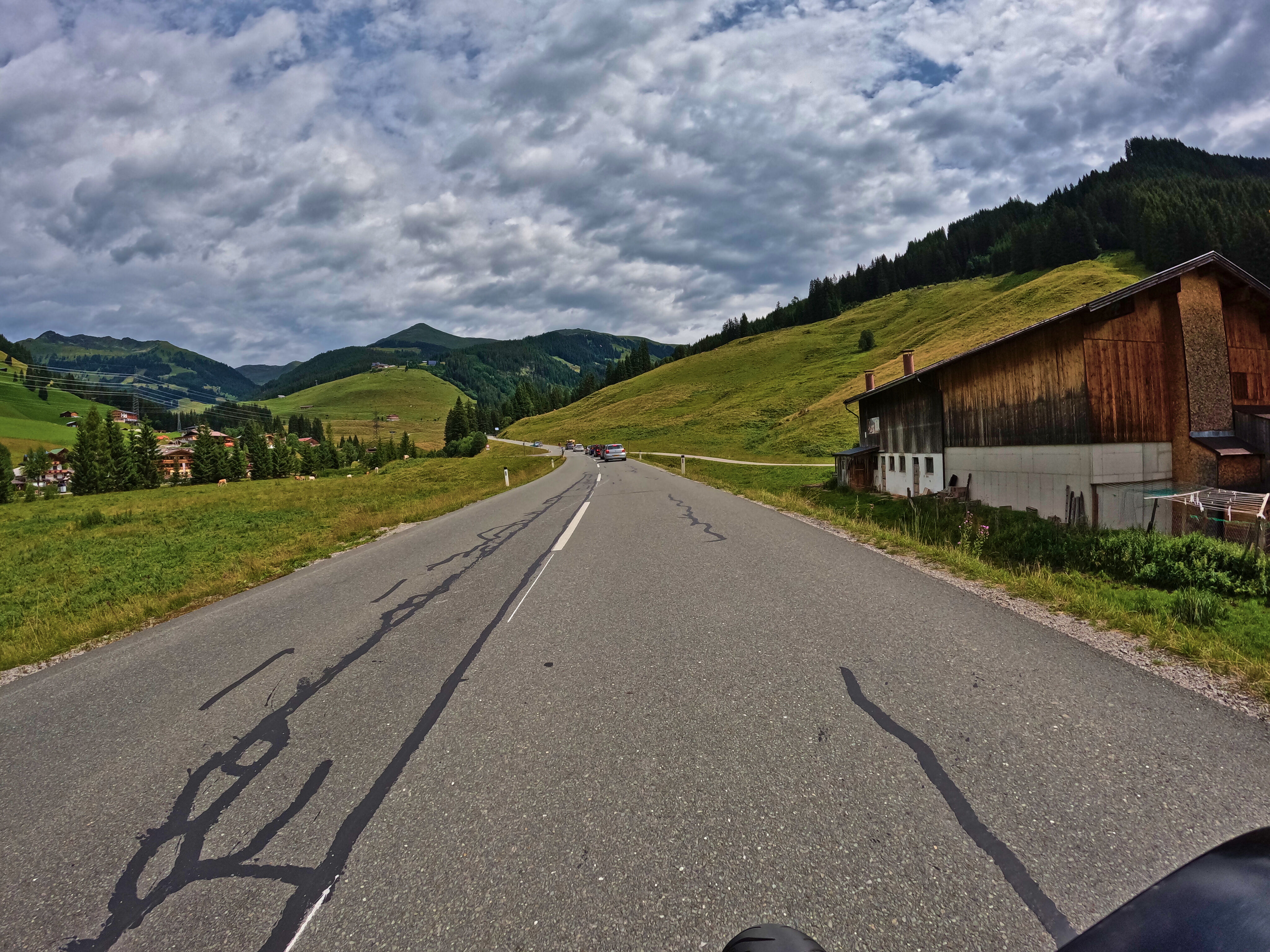 Was staut sich da vorne?