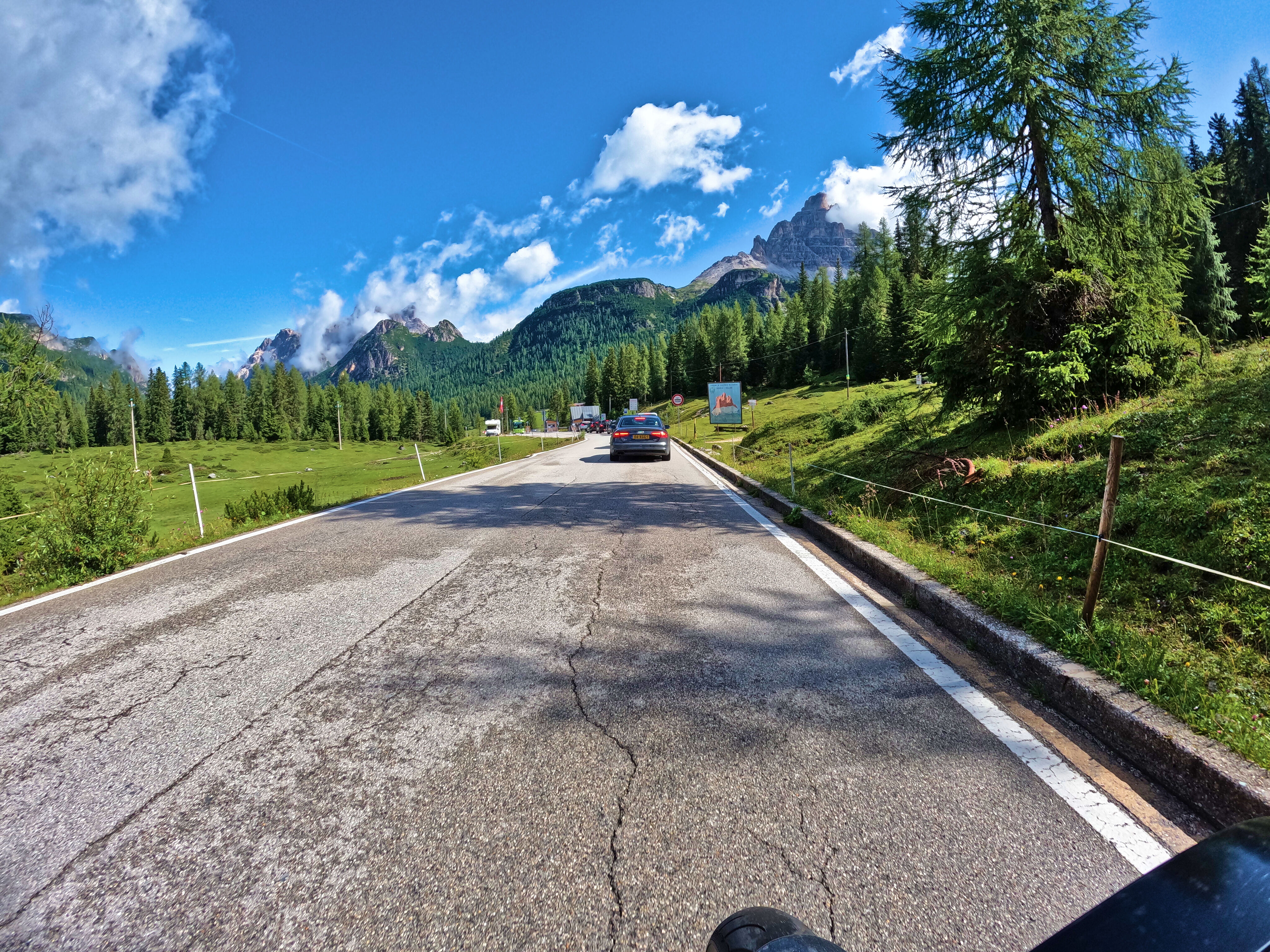 Stau an der Mautstelle