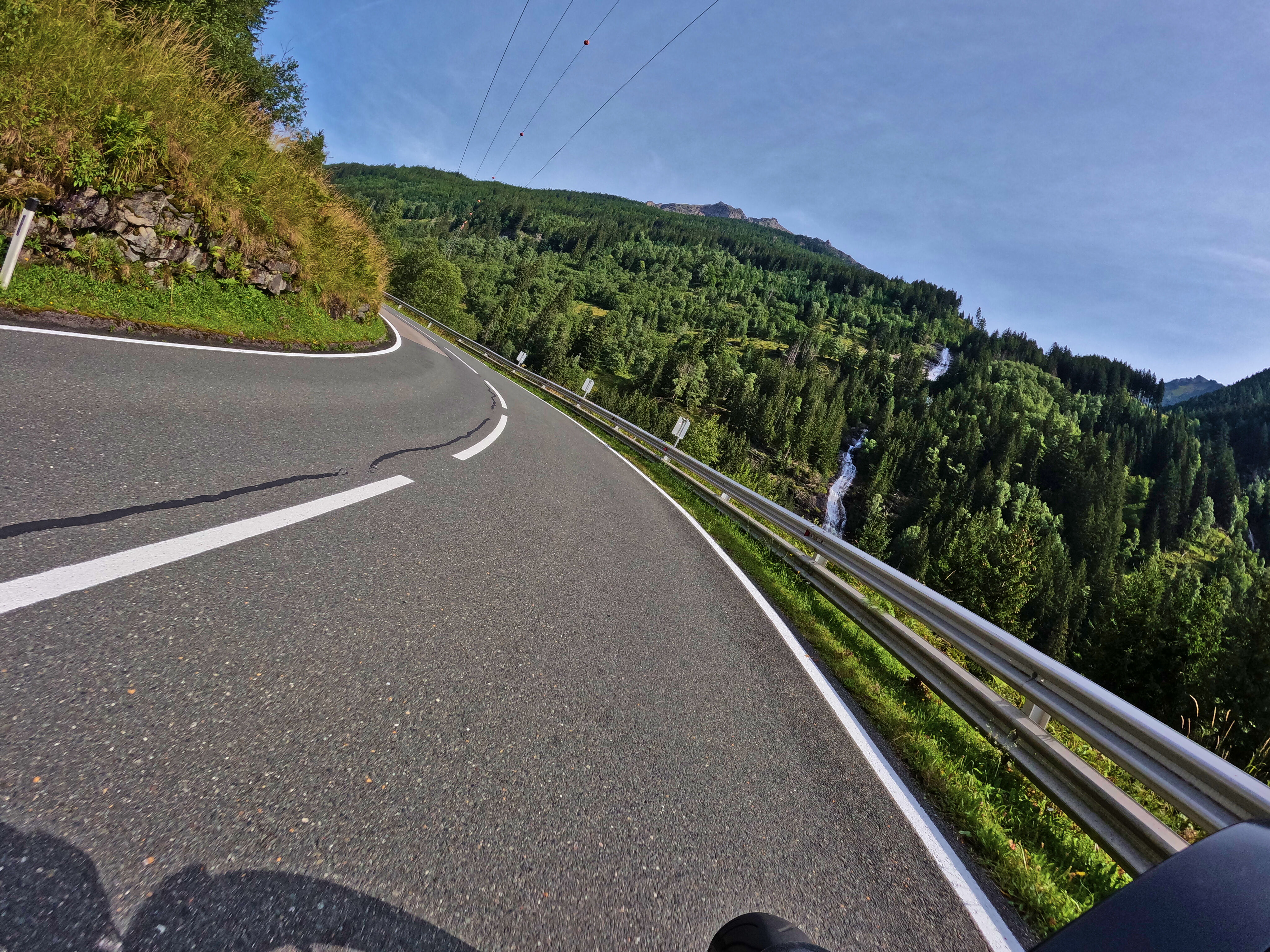 Kurvig, nächster Wasserfall