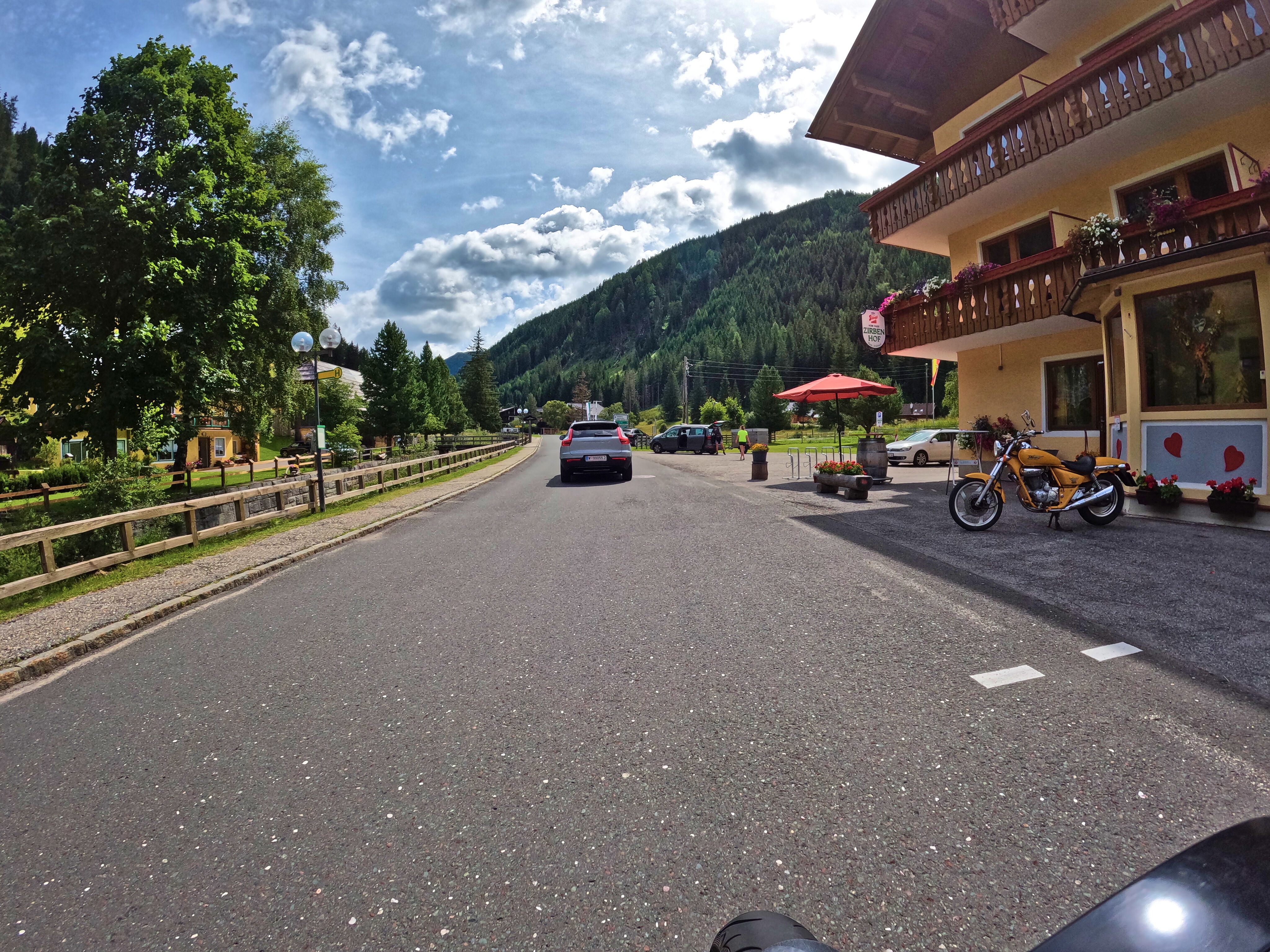Kurz vor dem Abzeig zur Nockalmstraße