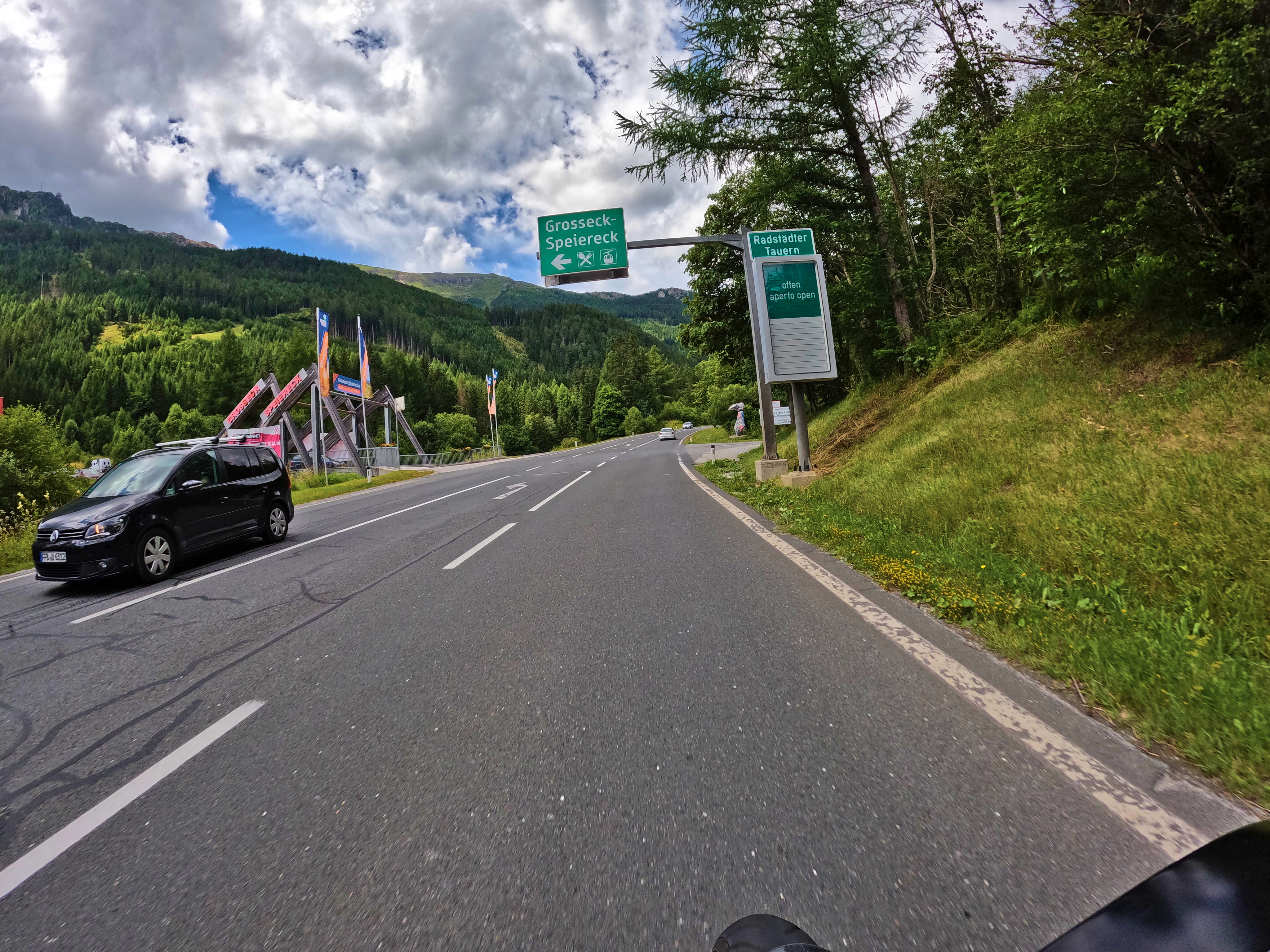 Über die B99 &hellip;