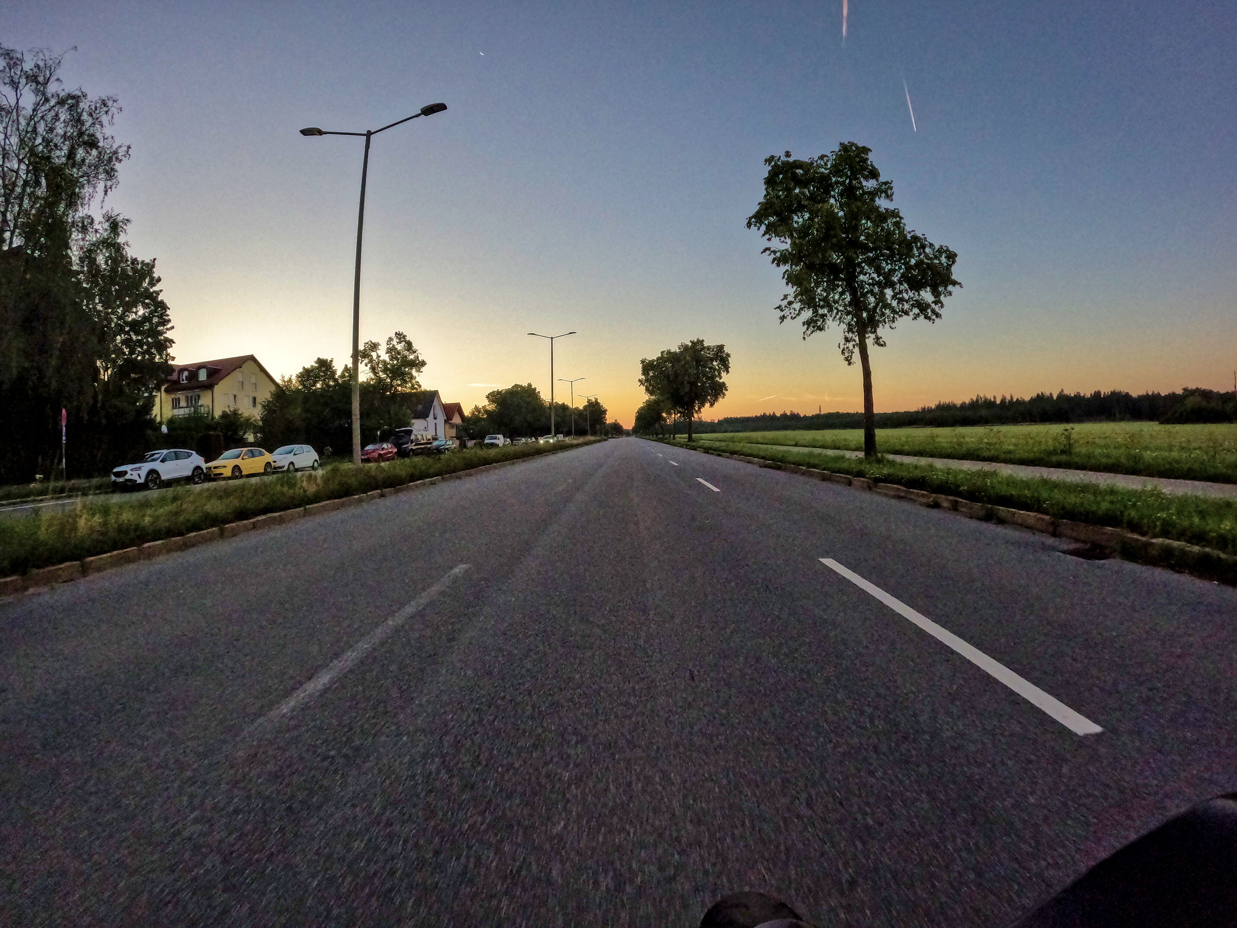 Um kurz nach sechs bereits unterwegs