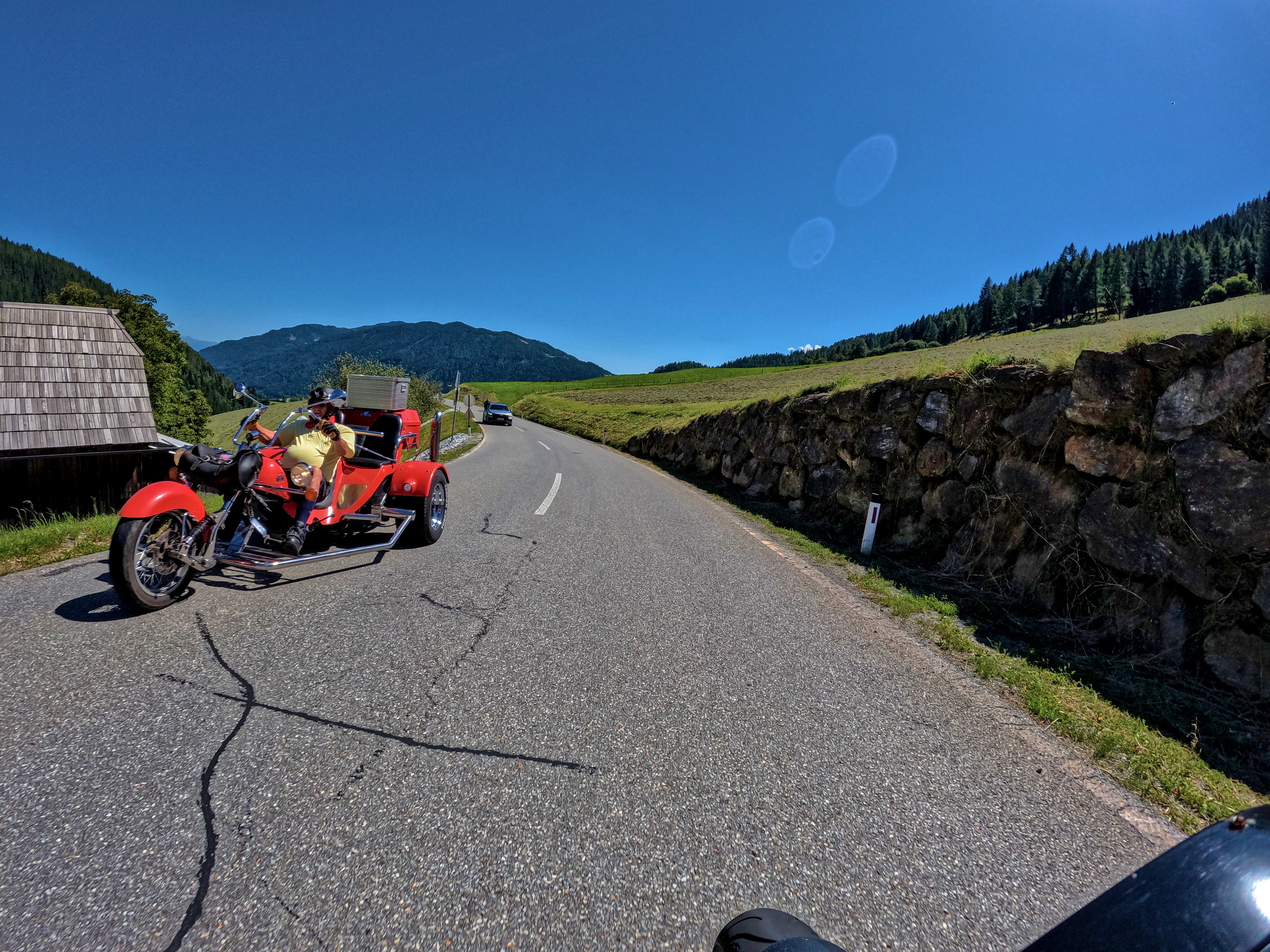 Trike am Ende der Sölkpassstraße