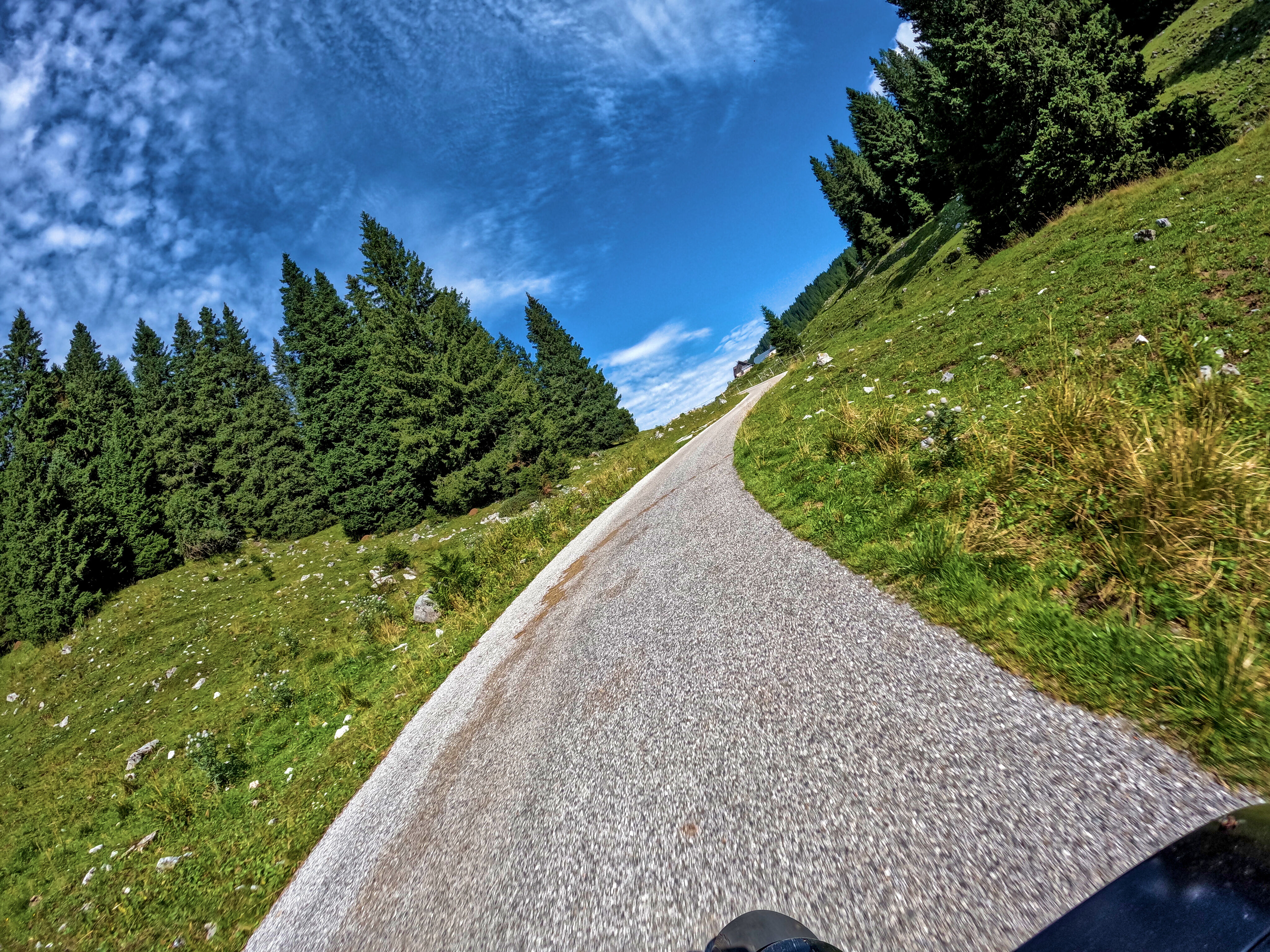 Kurz vor der Passhöhe