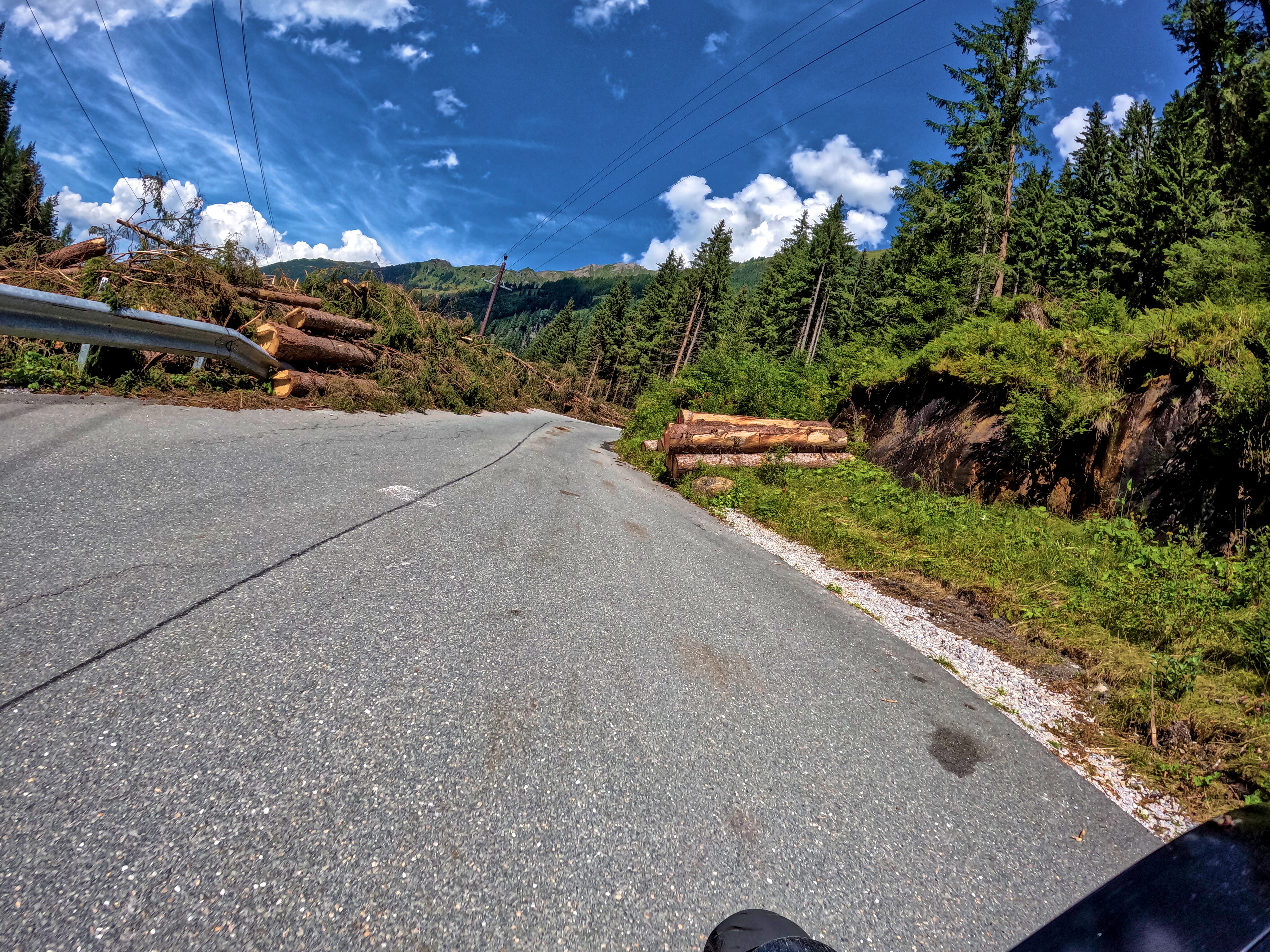 &hellip; Mikado-Holz vom letzten Unwetter.