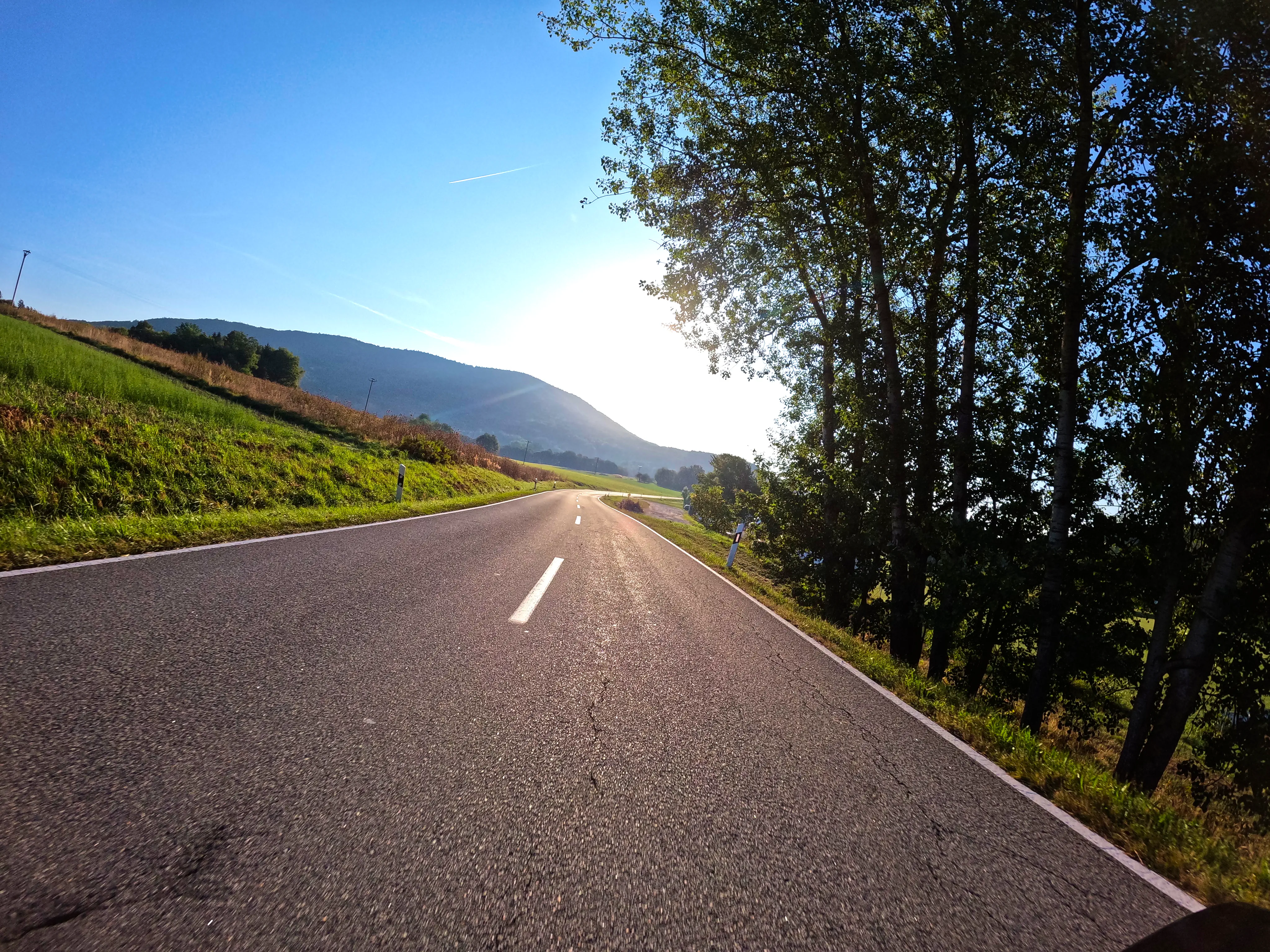 Kurvige Landstraßen