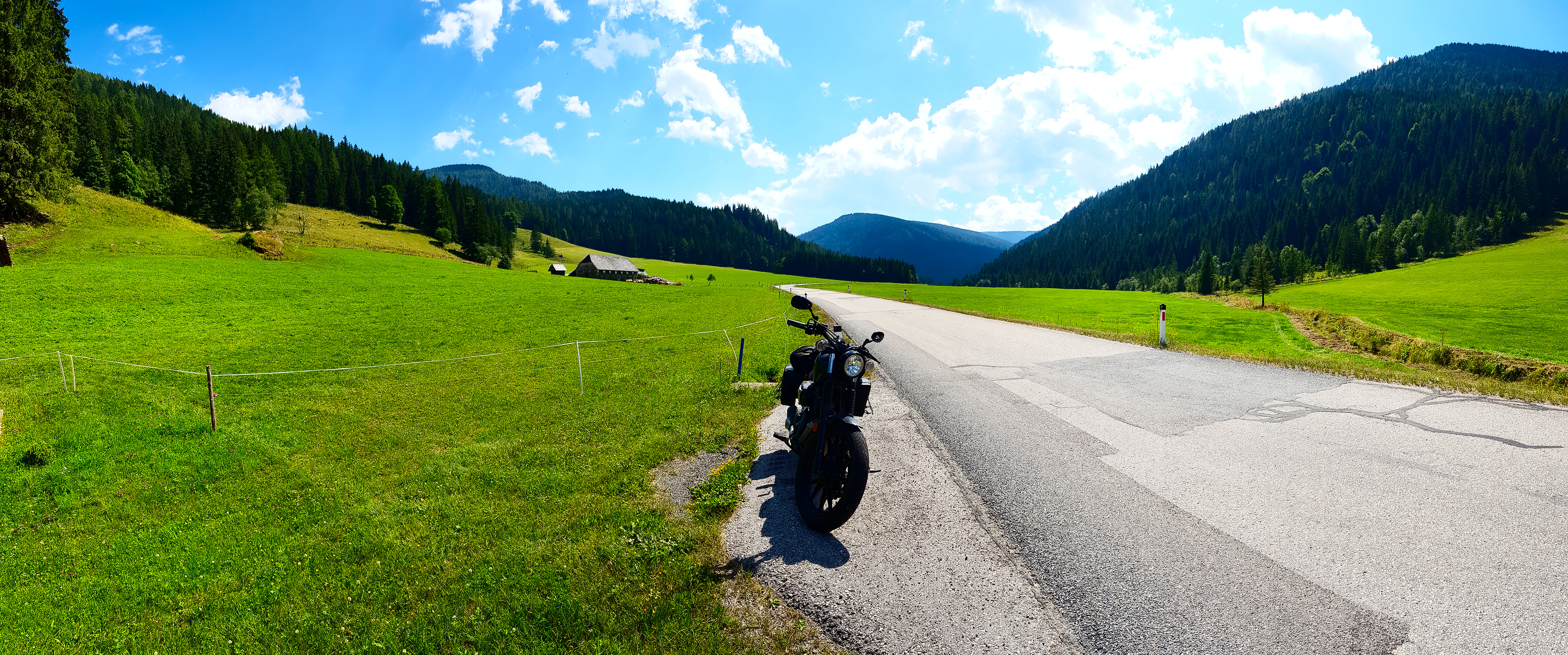 Panorama am Grattinger Sattel