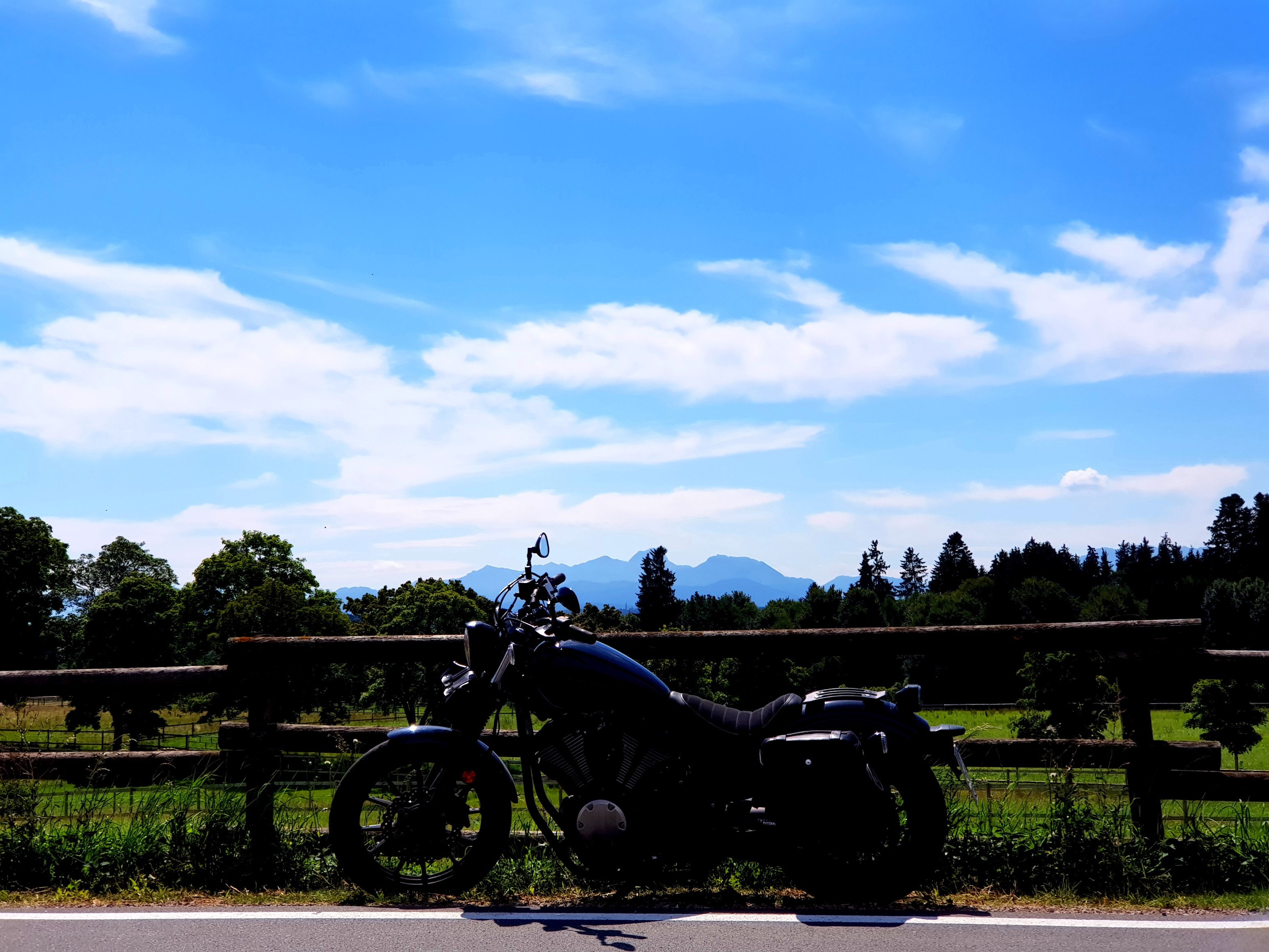 Die Alpen immer im Blick