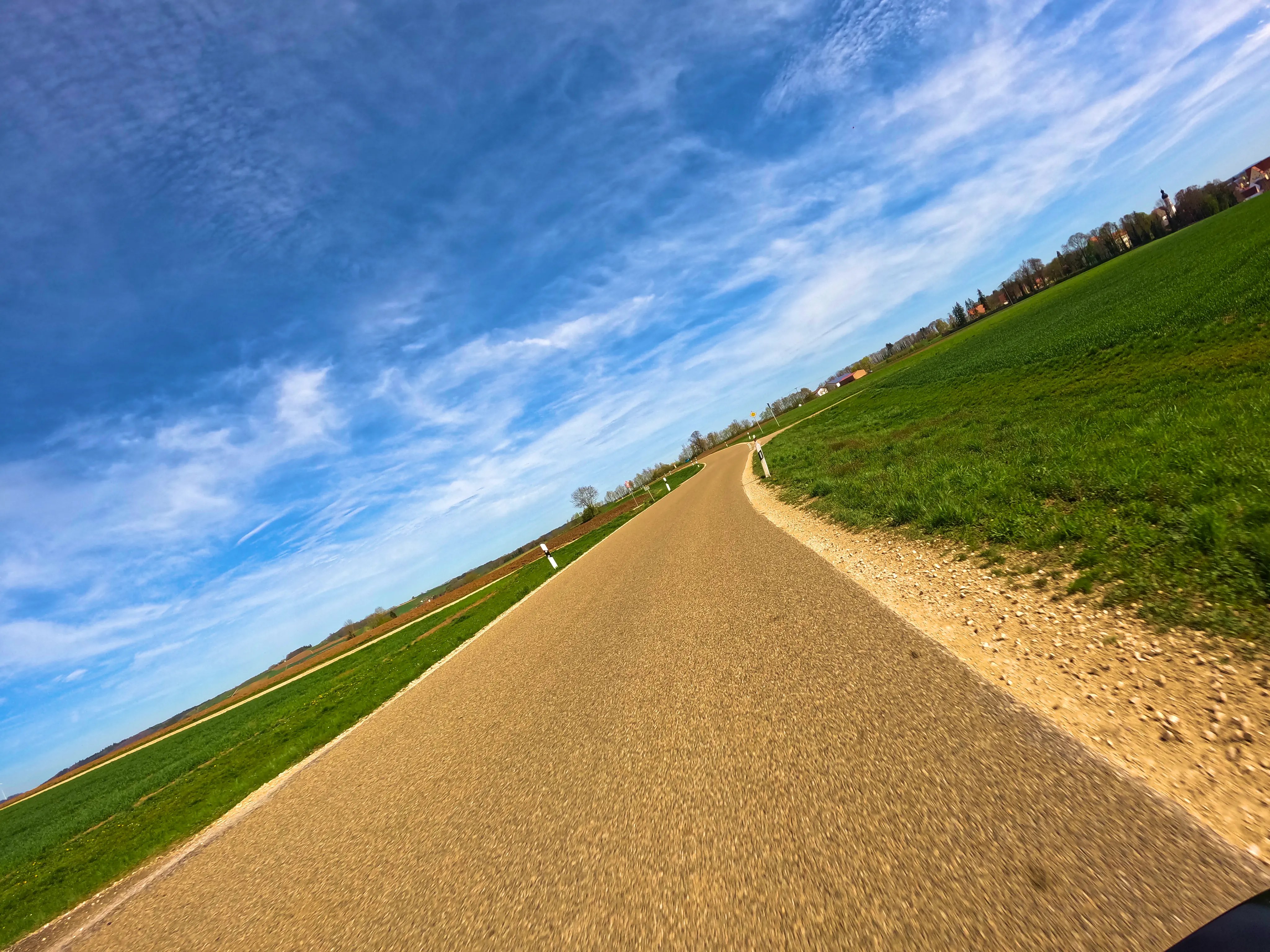 Der Weg sah auf der Karte interessant aus.