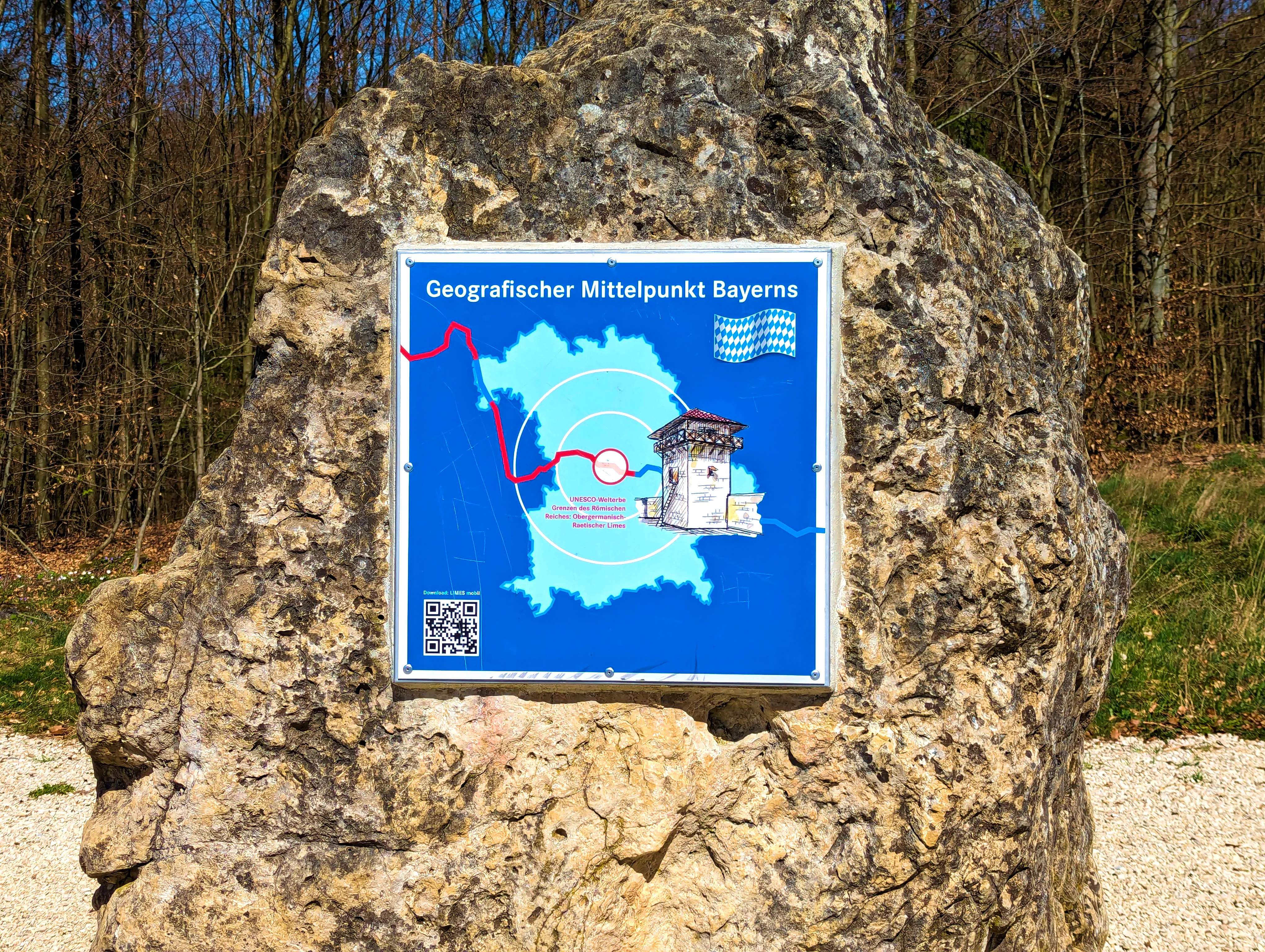 Geografischer Mittelpunkt Bayerns