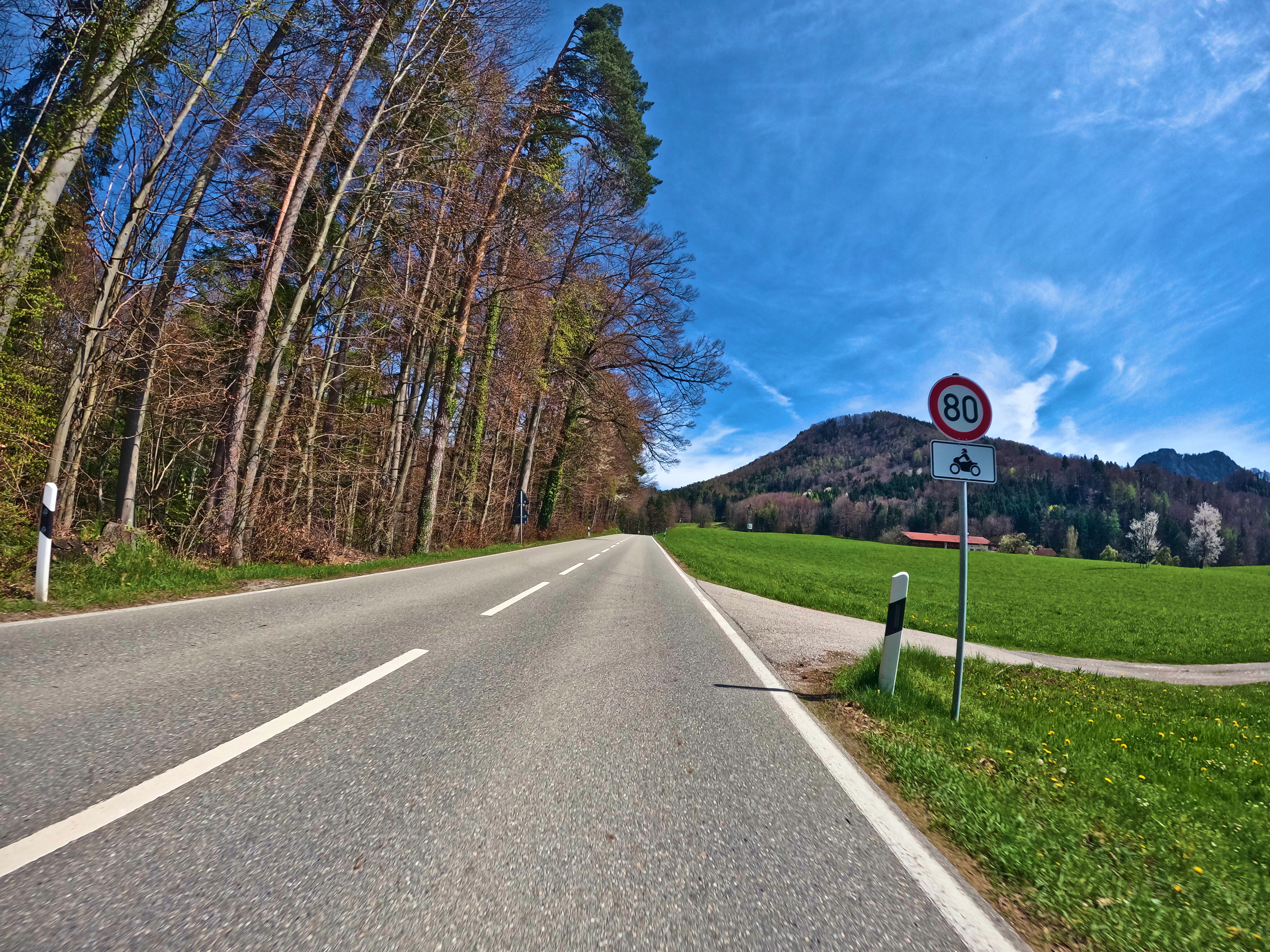Tempo 80 für Motorradfahrer