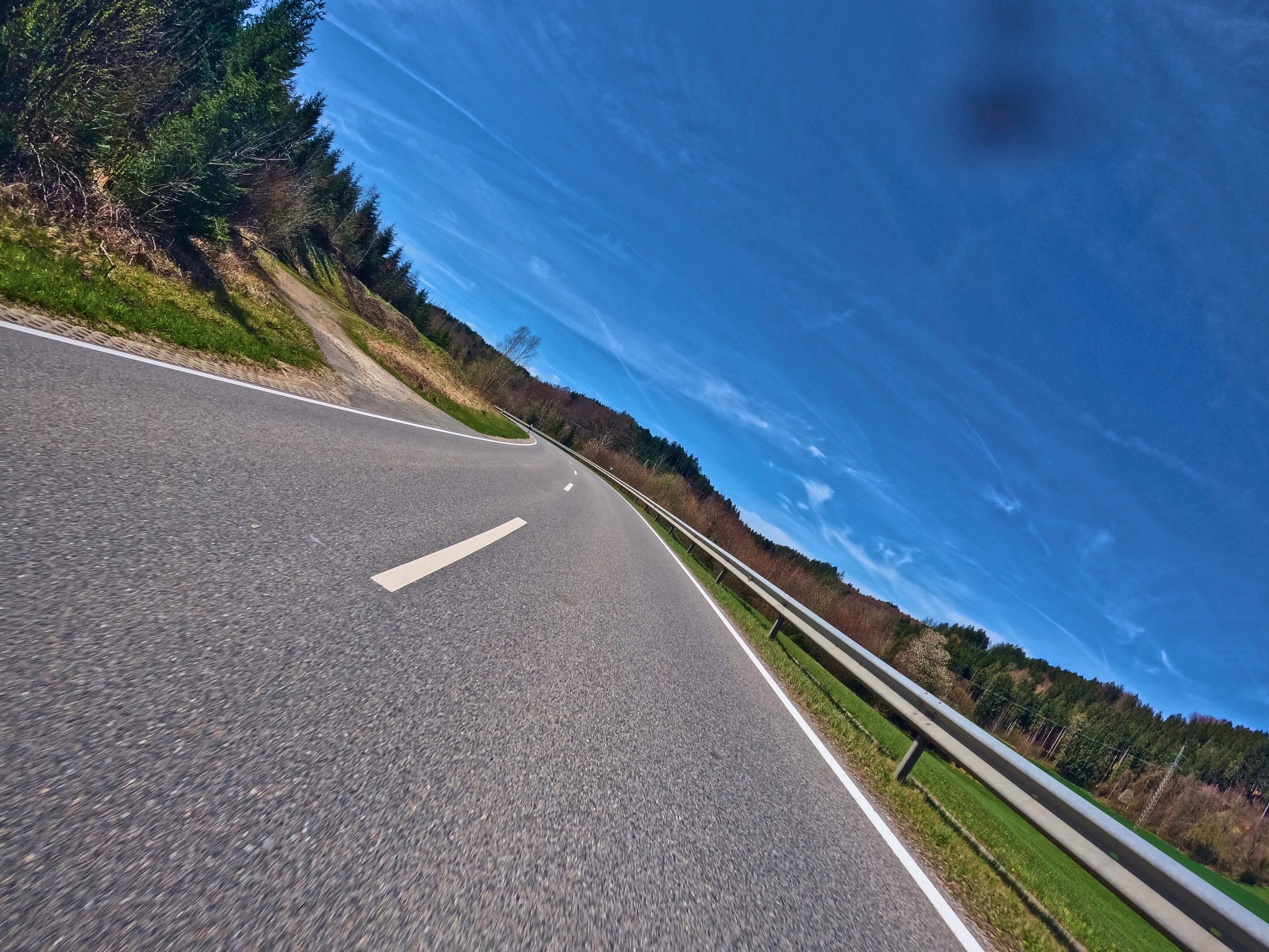 Lange Kurven Richtung Feldkirchen