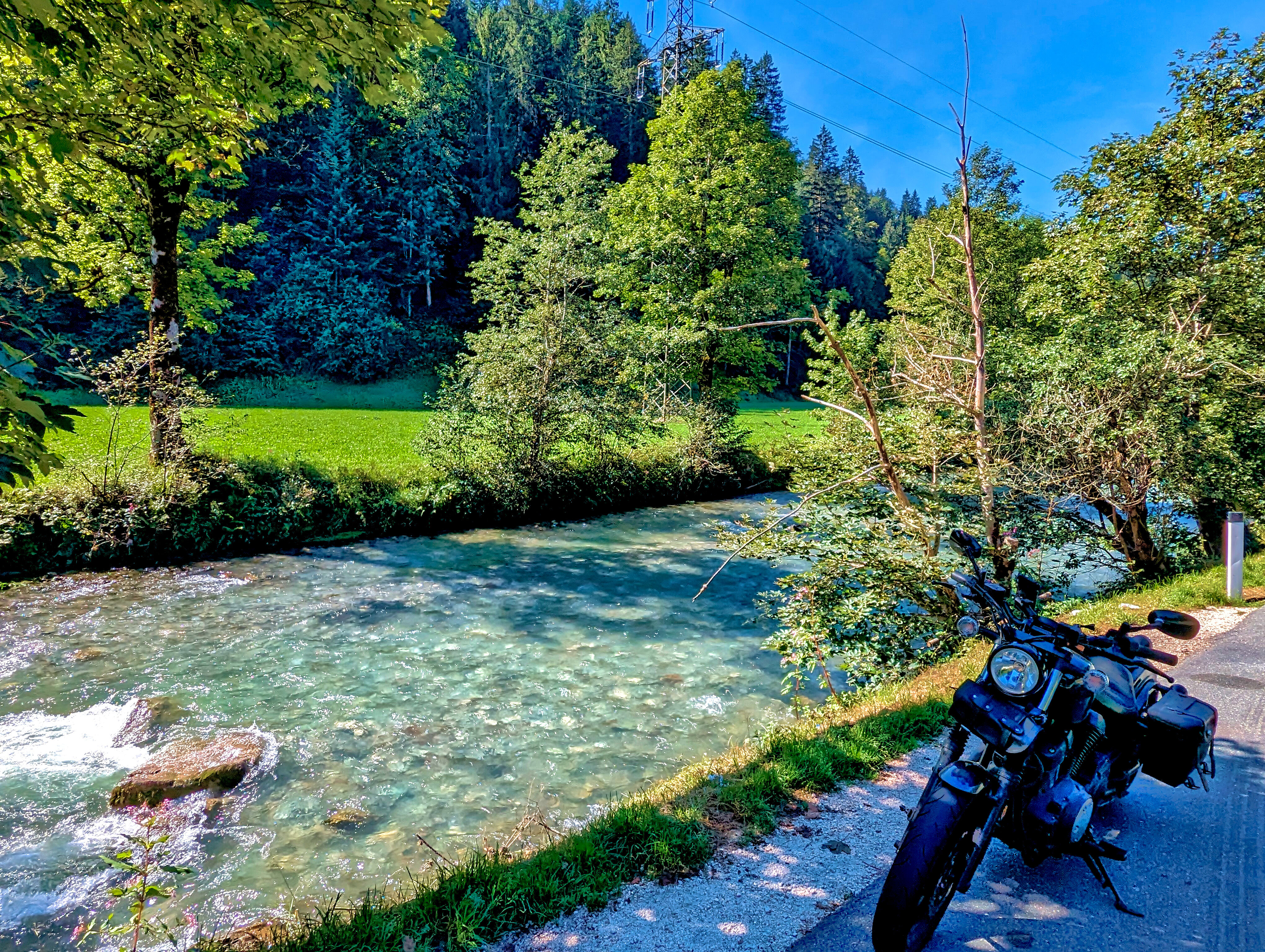 Kurze Pause an der Aschauer Ache