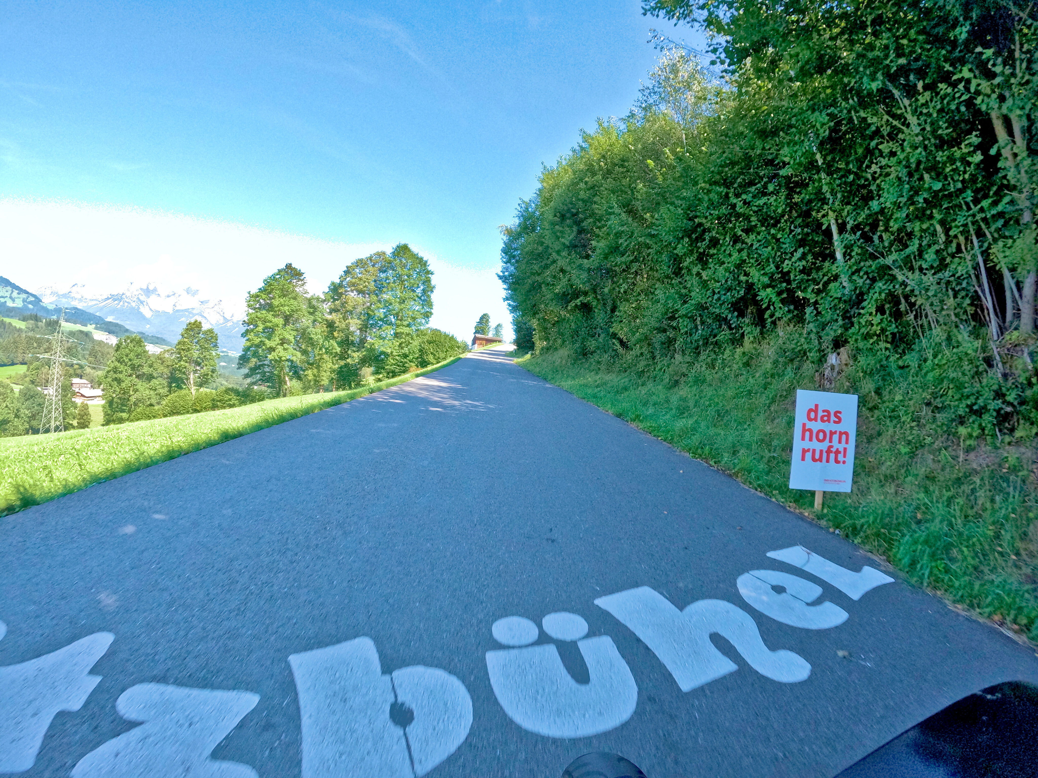 &hellip; rauf aufs Horn!