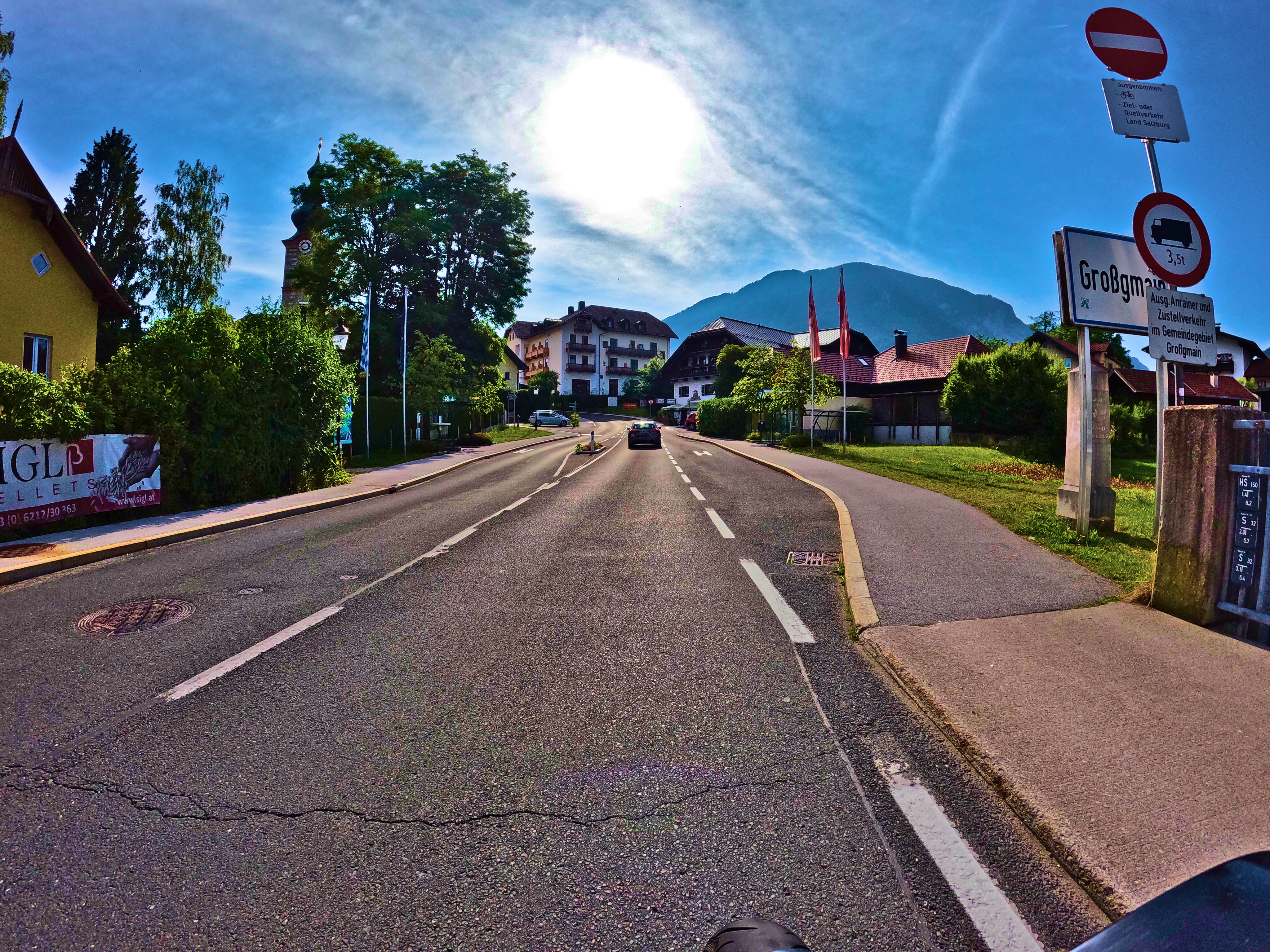 Ich identifizierte mich als Zielverkehr