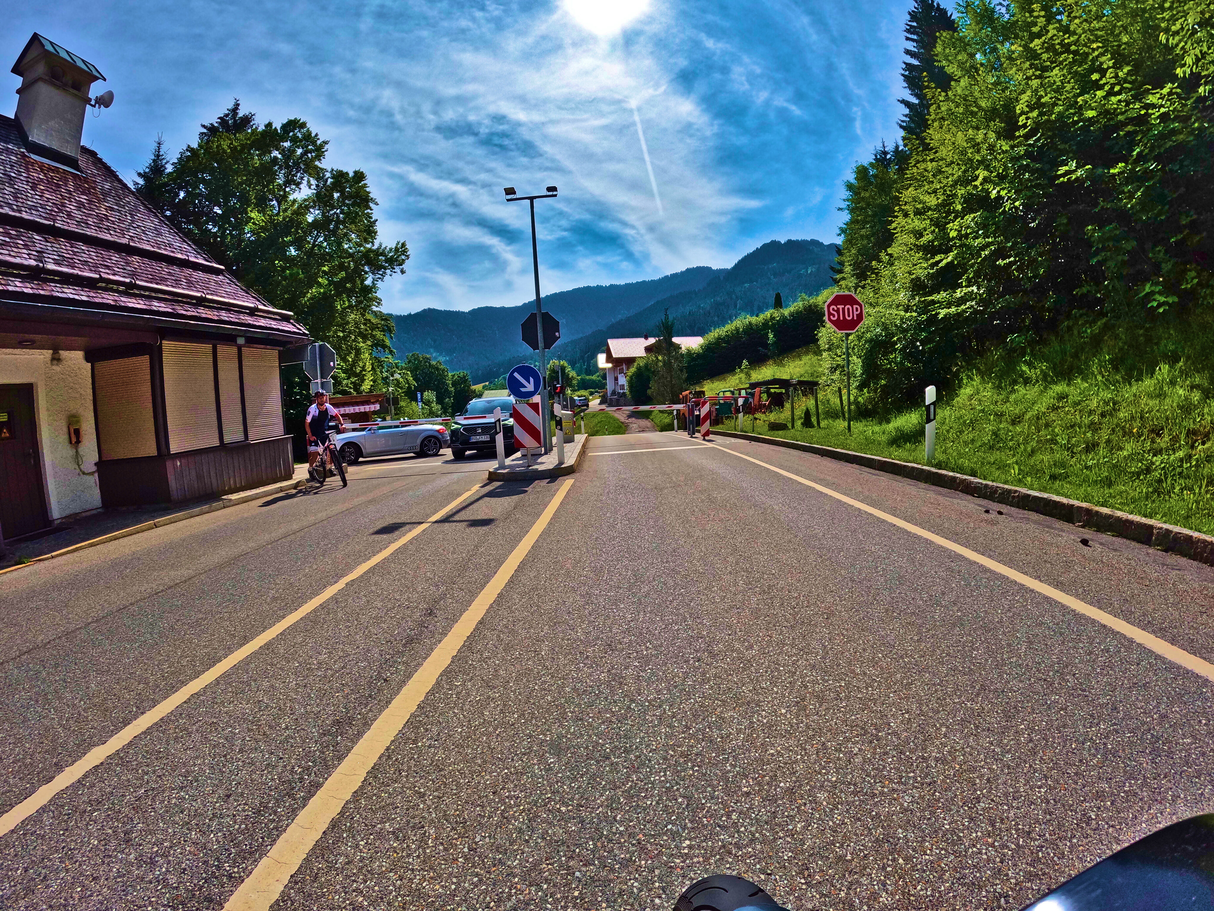 Großer Andrang an der Mautstelle