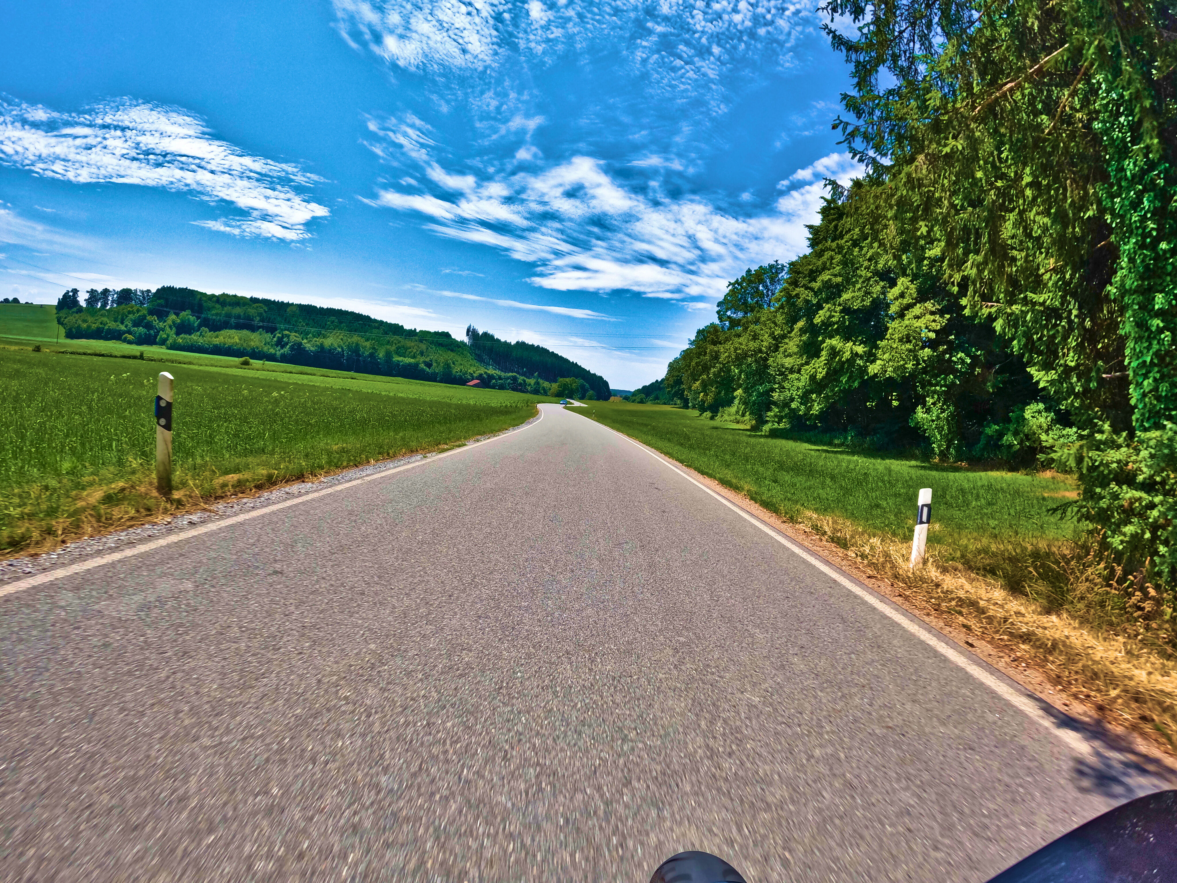 Nach Hause über Nebenstraßen