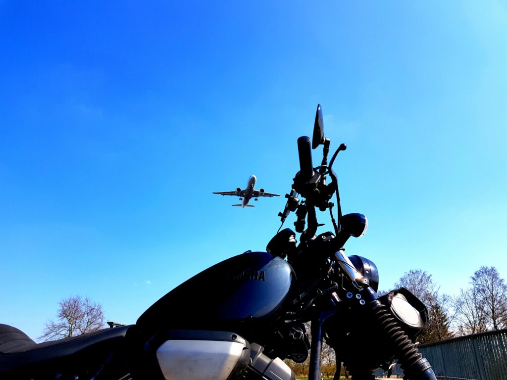 Das Fahrwerk ist zum Glück ausgefahren