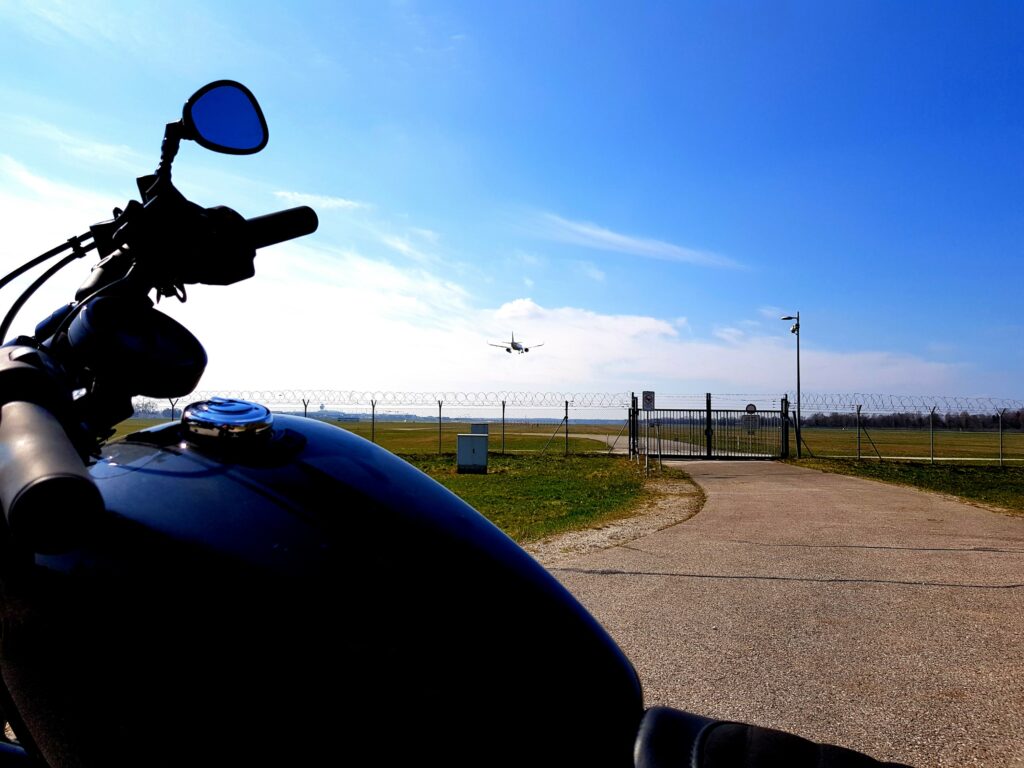 Kurz vor der Landung