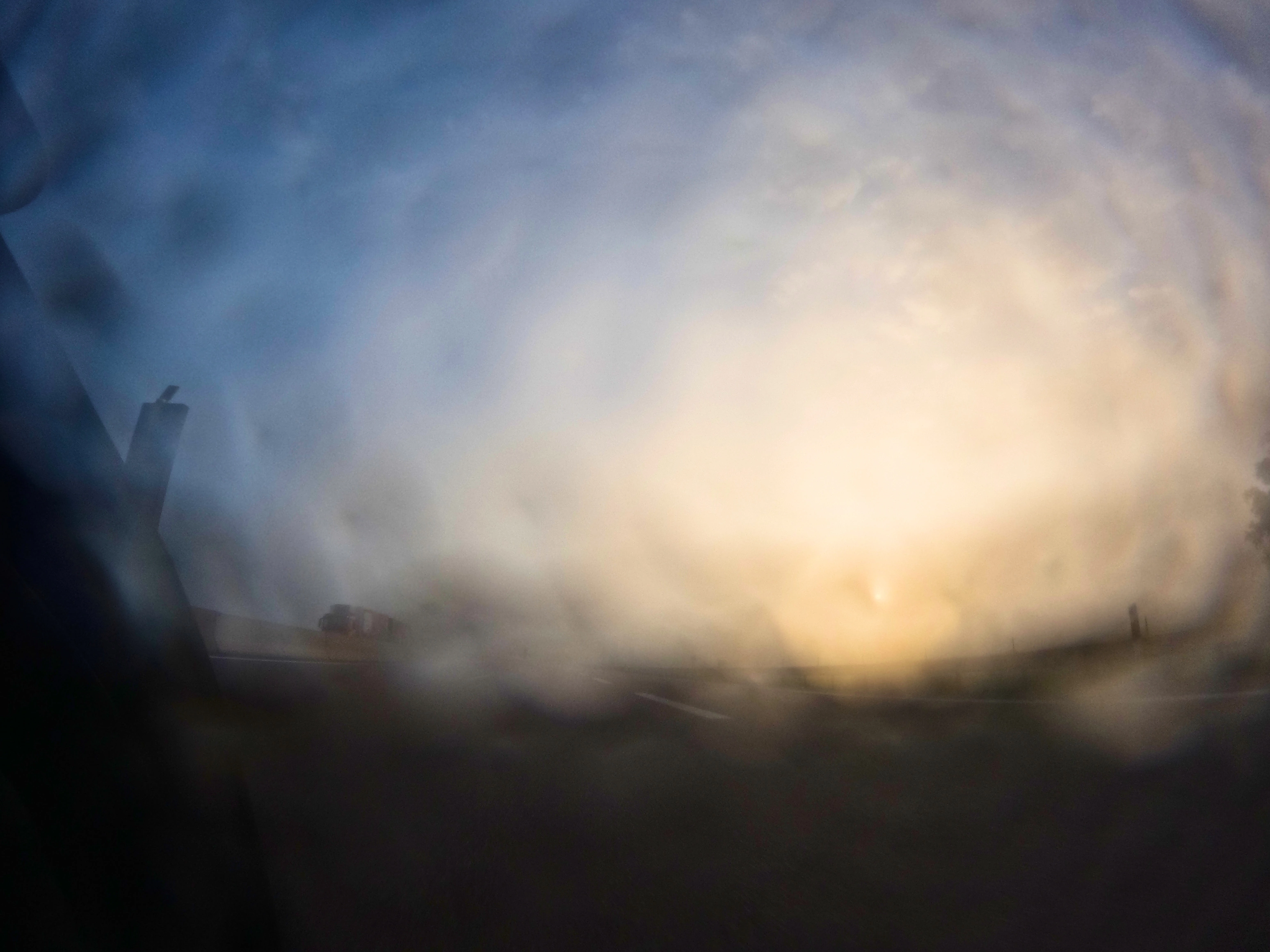 Mitten drin, die Kamera sieht auch nix mehr