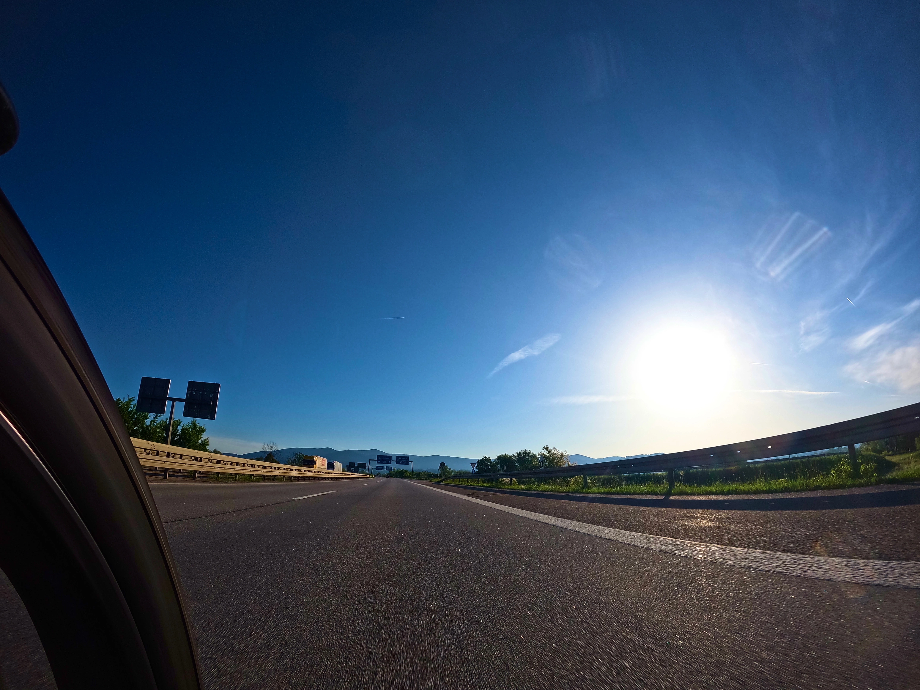 Sanfte Hügel am Horizont