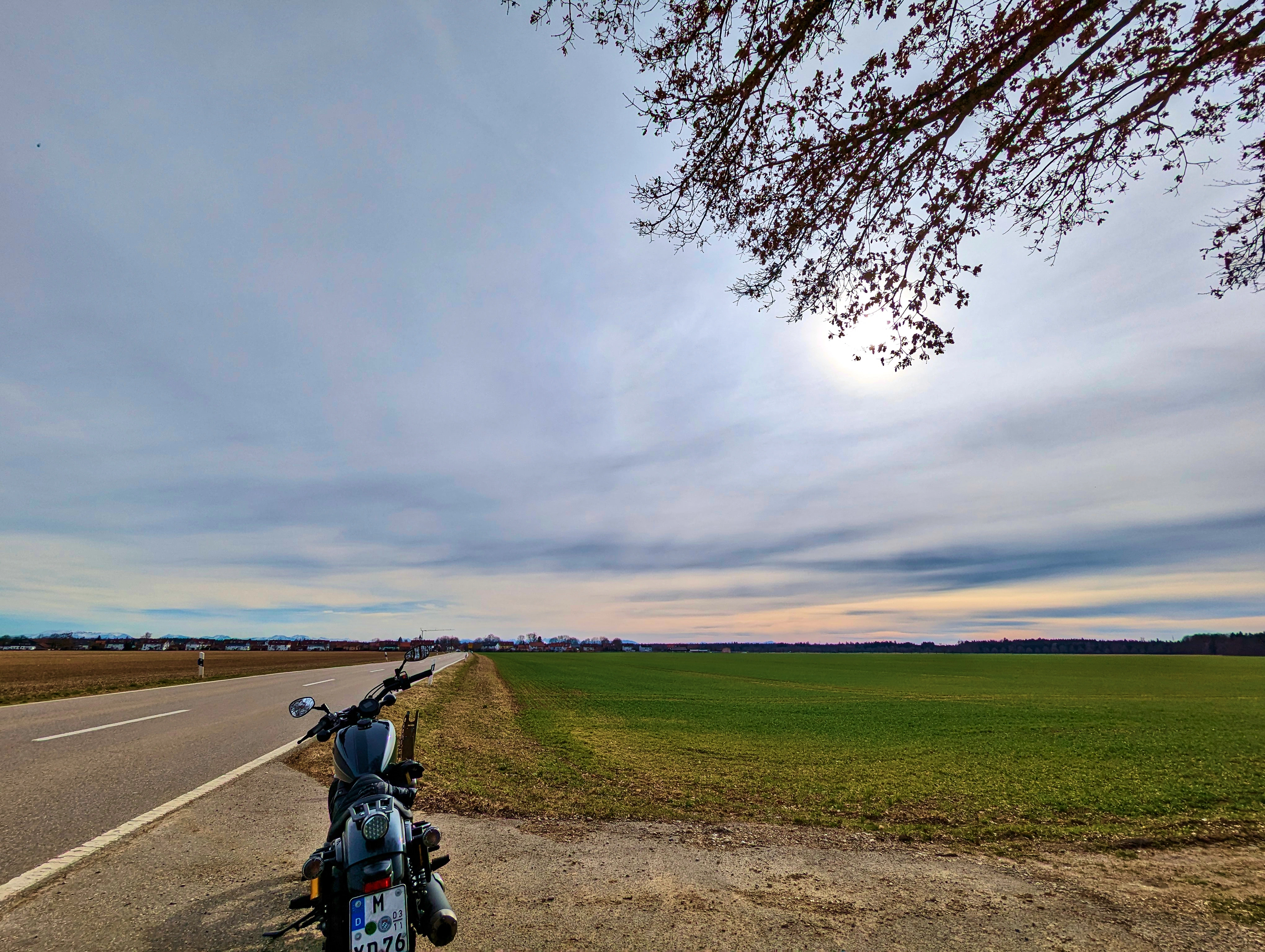 Siebeneinhalb Kilometer gefahren &hellip;