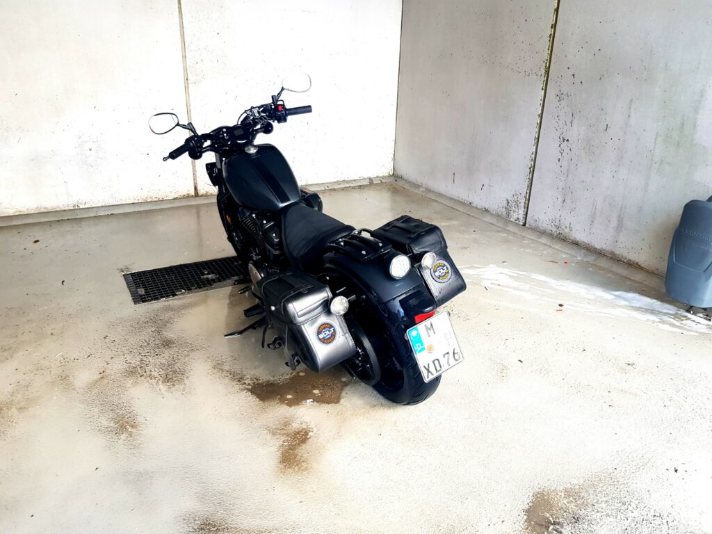 Nachher: Von Dreck und Staub der letzten Fahrten befreit.