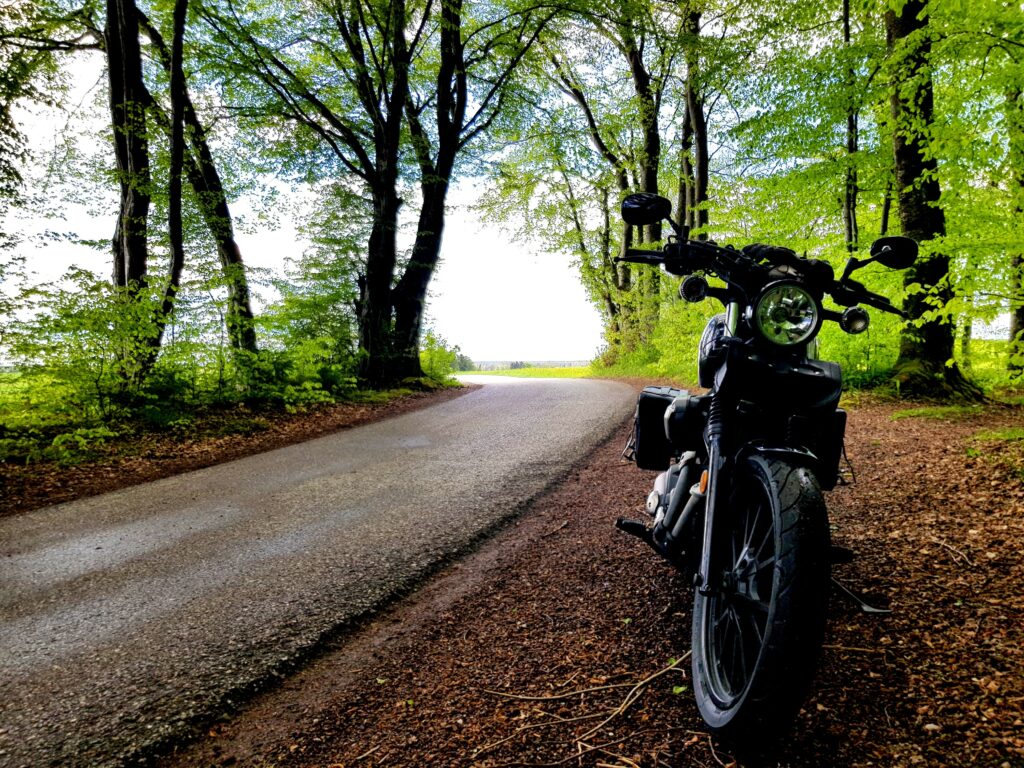 Blick zurück auf Aying