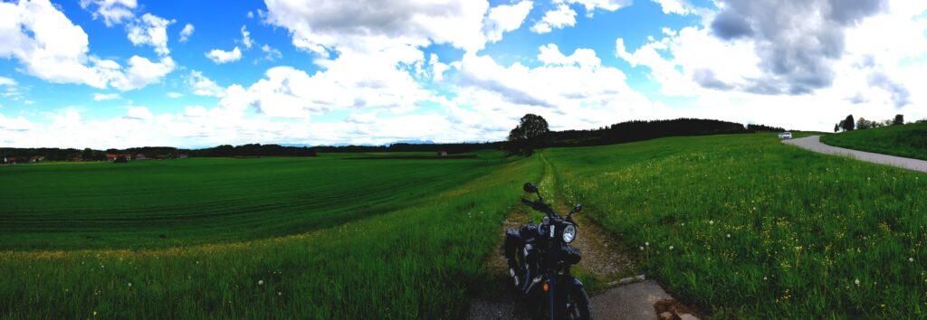 Panorama kurz vor Glonn
