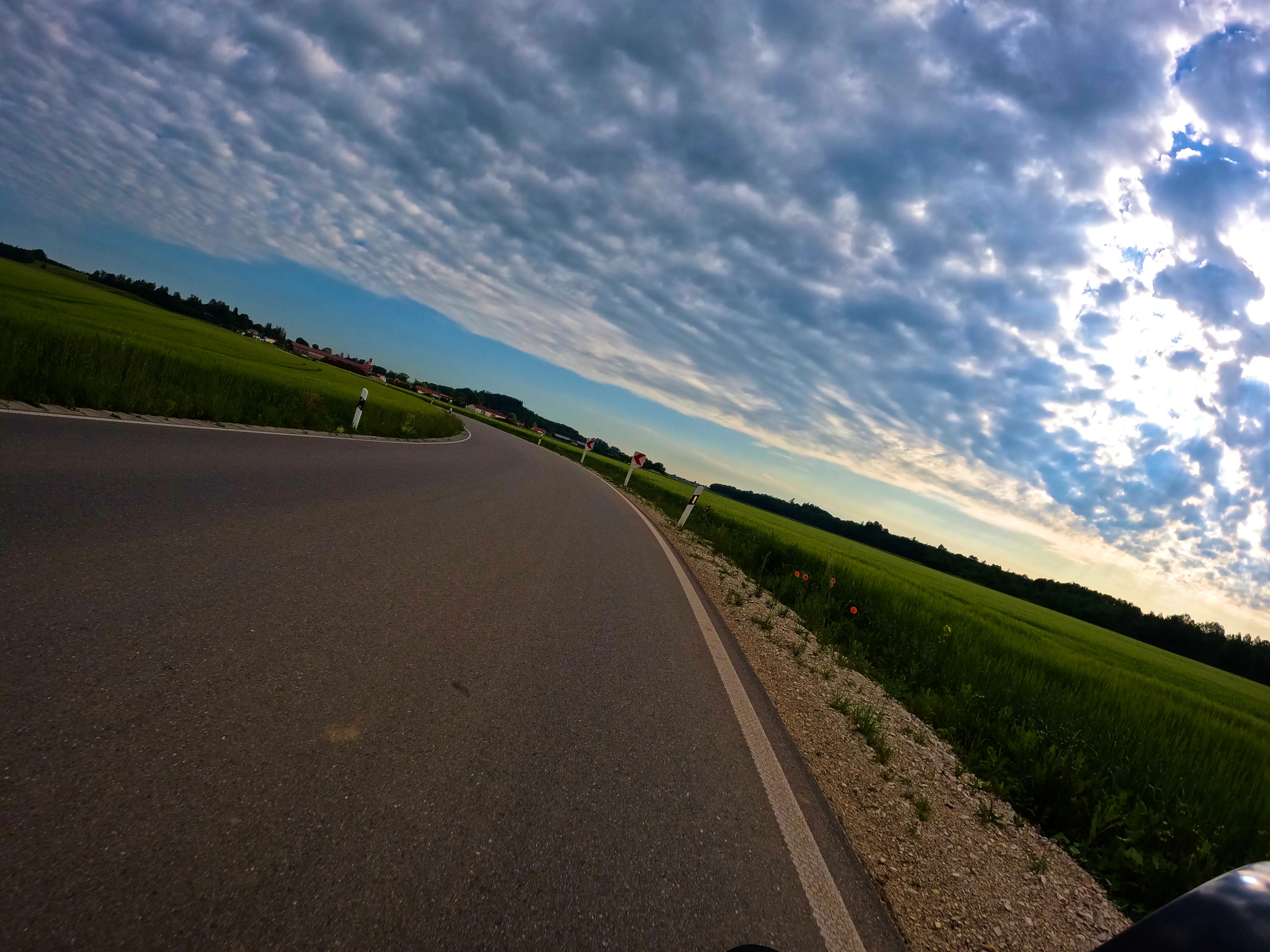 Die Wolkendecke hat ein Ende