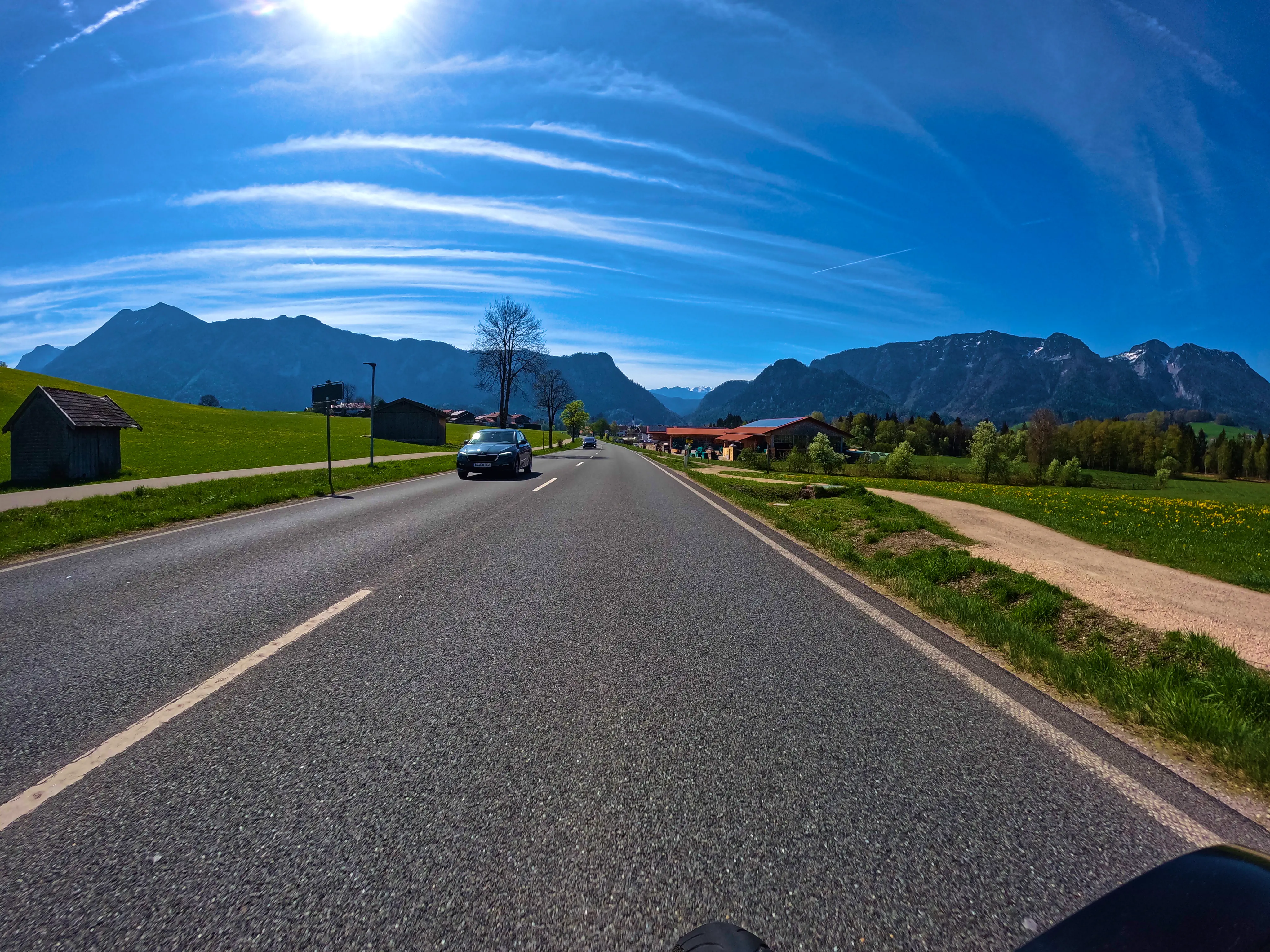 &hellip; in Richtung Berge.