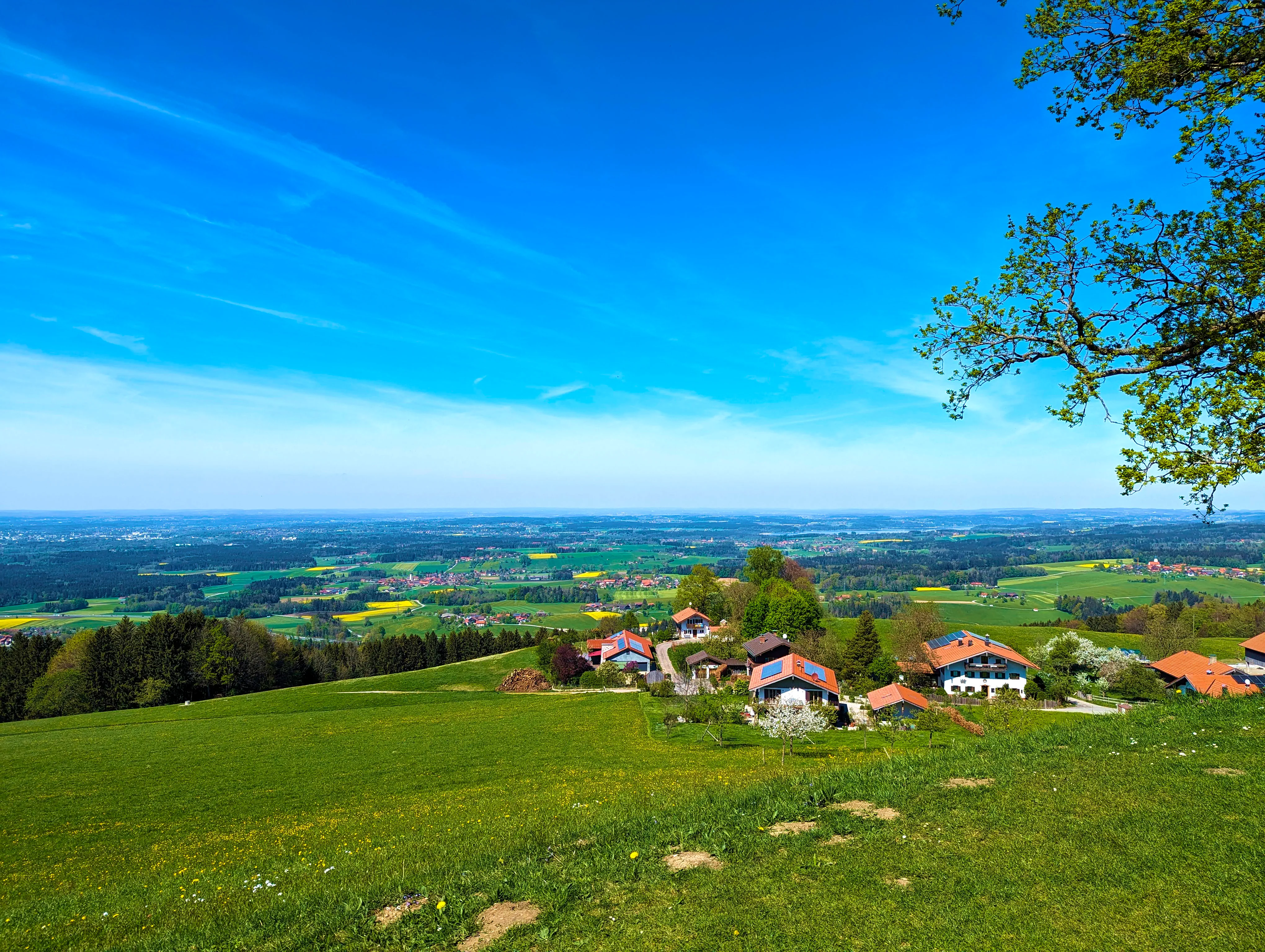 Blick Richtung Norden zum Simsee