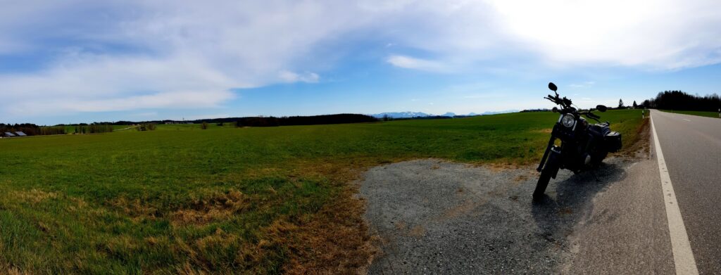 Panorama an der Kreisstraße RO35.