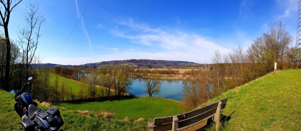 Tolle Aussicht auf den Inn.