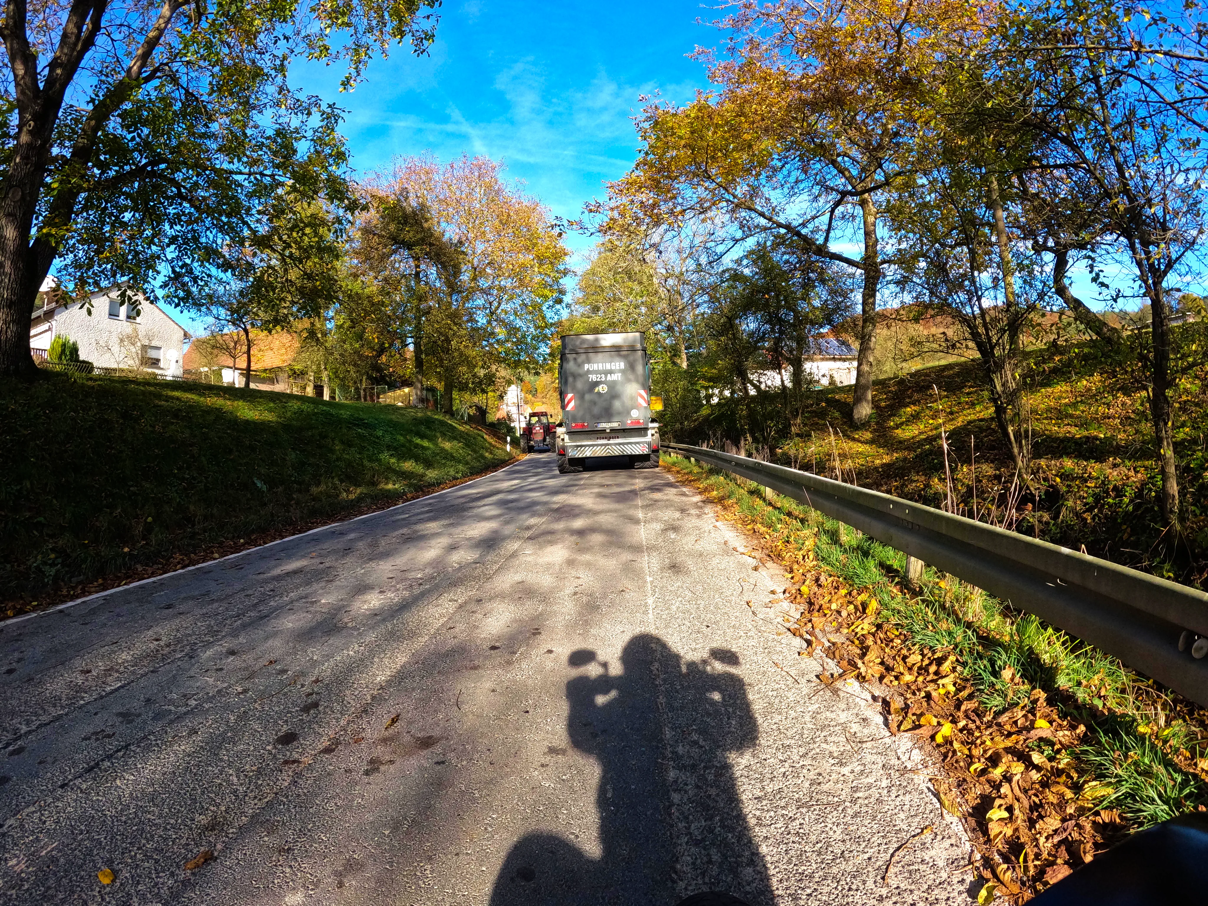 Traktor gegen Traktor, ziemlich eng