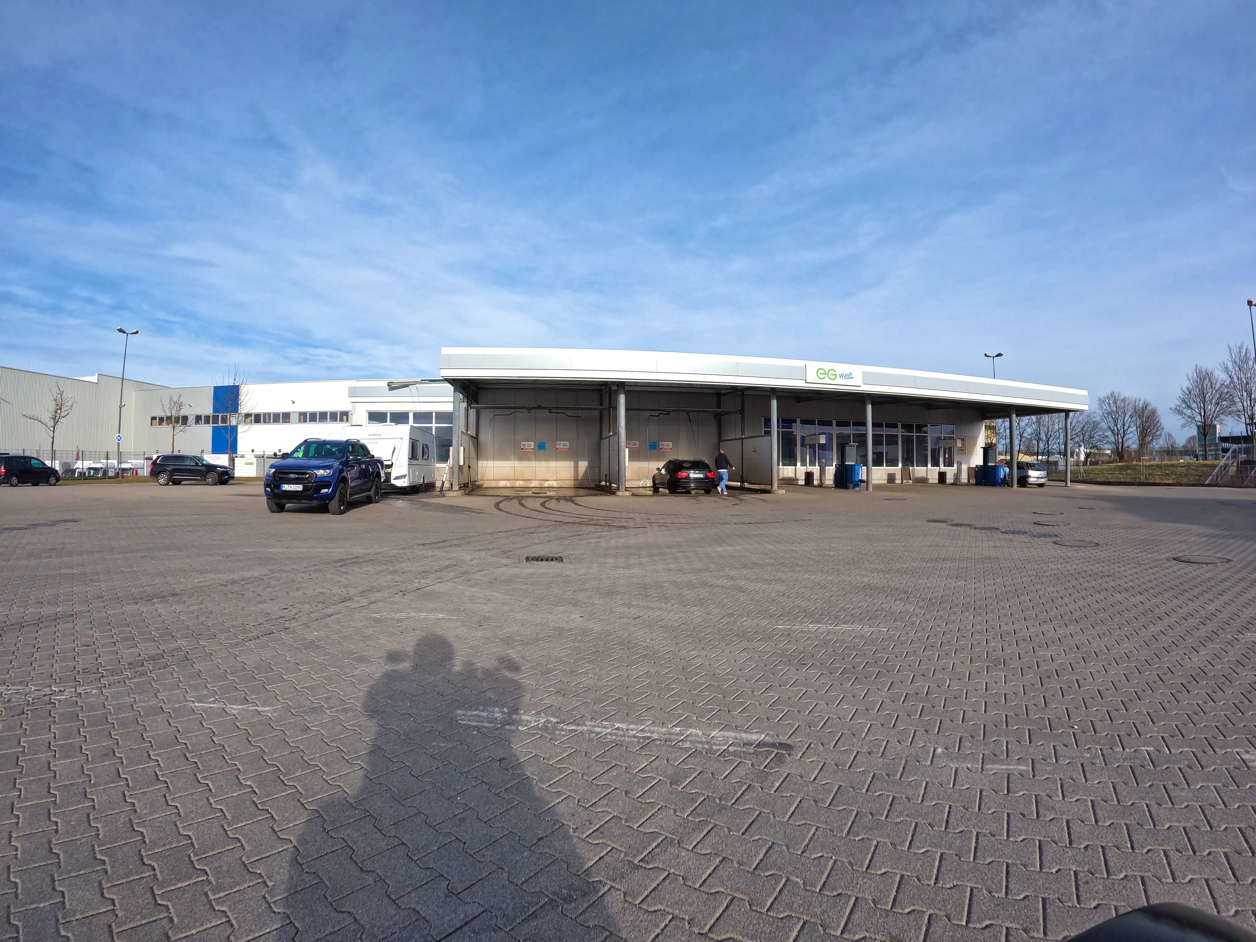 Besuch in der Waschbox