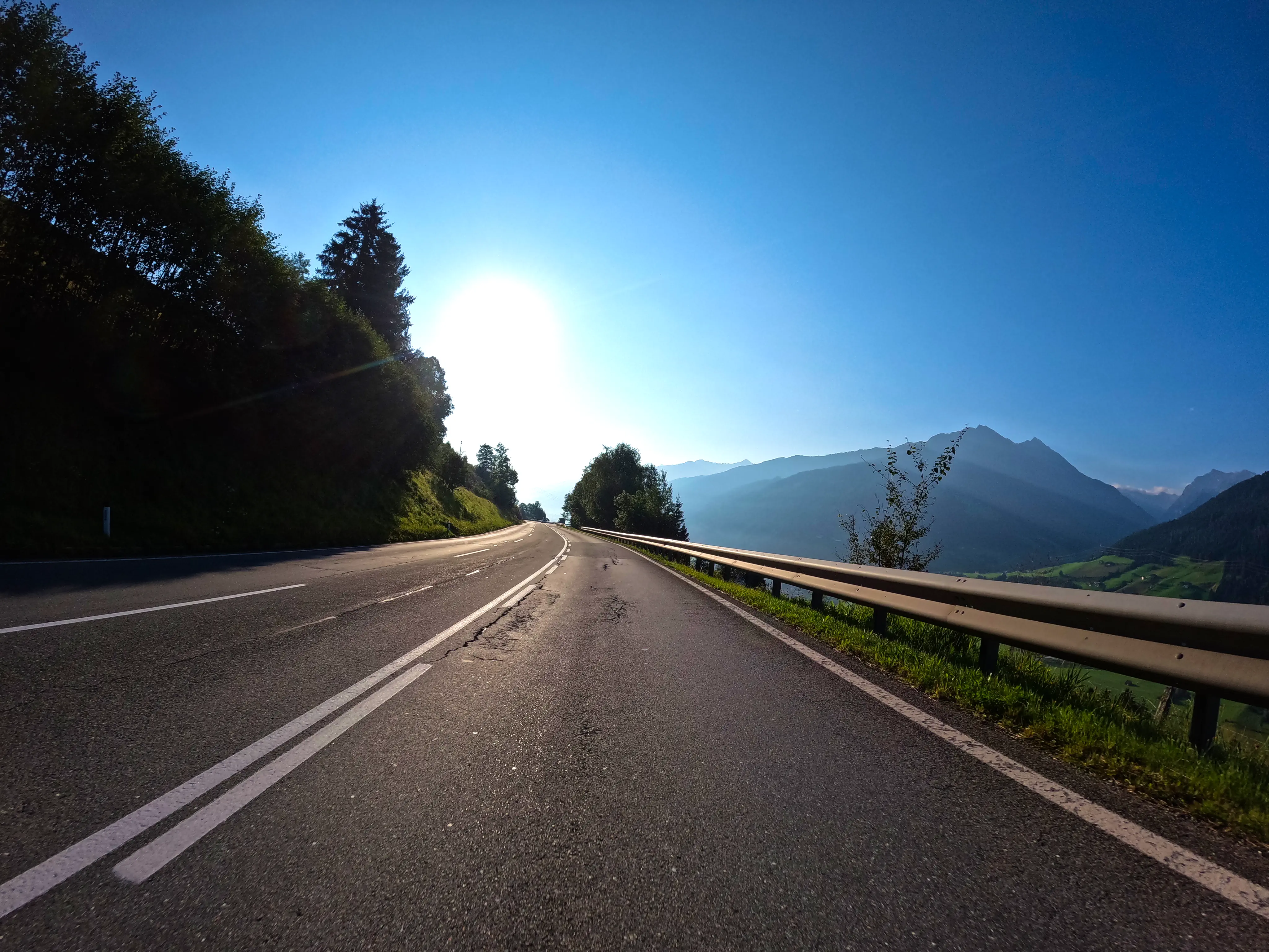 Über die B161 &hellip;