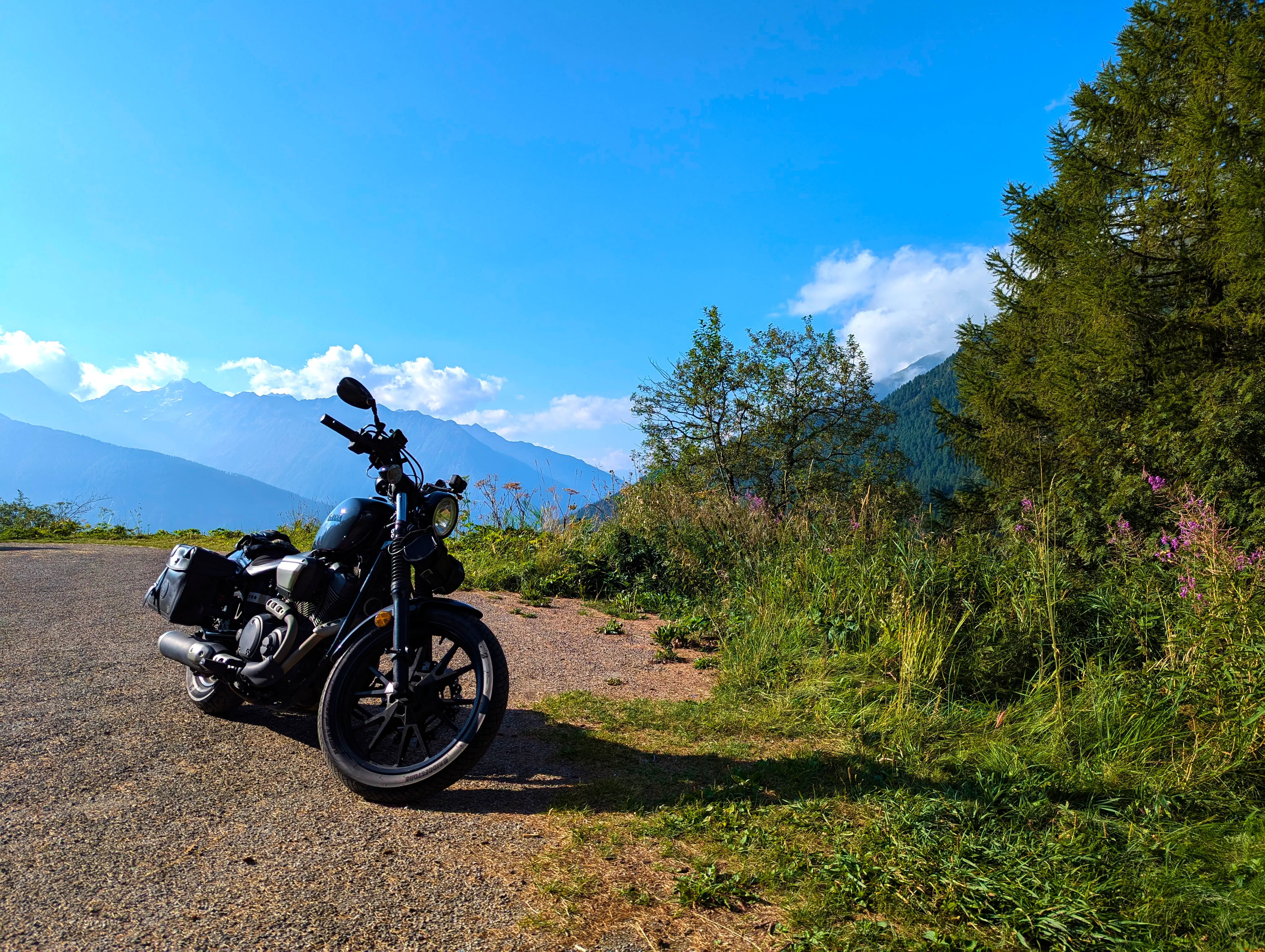 Ausblick Parkplatz Moa-Alm