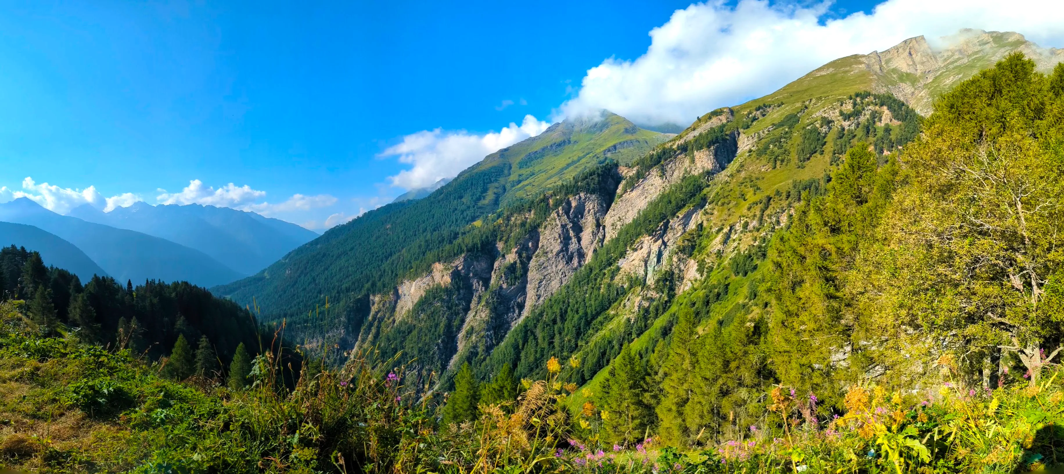 Ausblick Parkplatz Moa-Alm