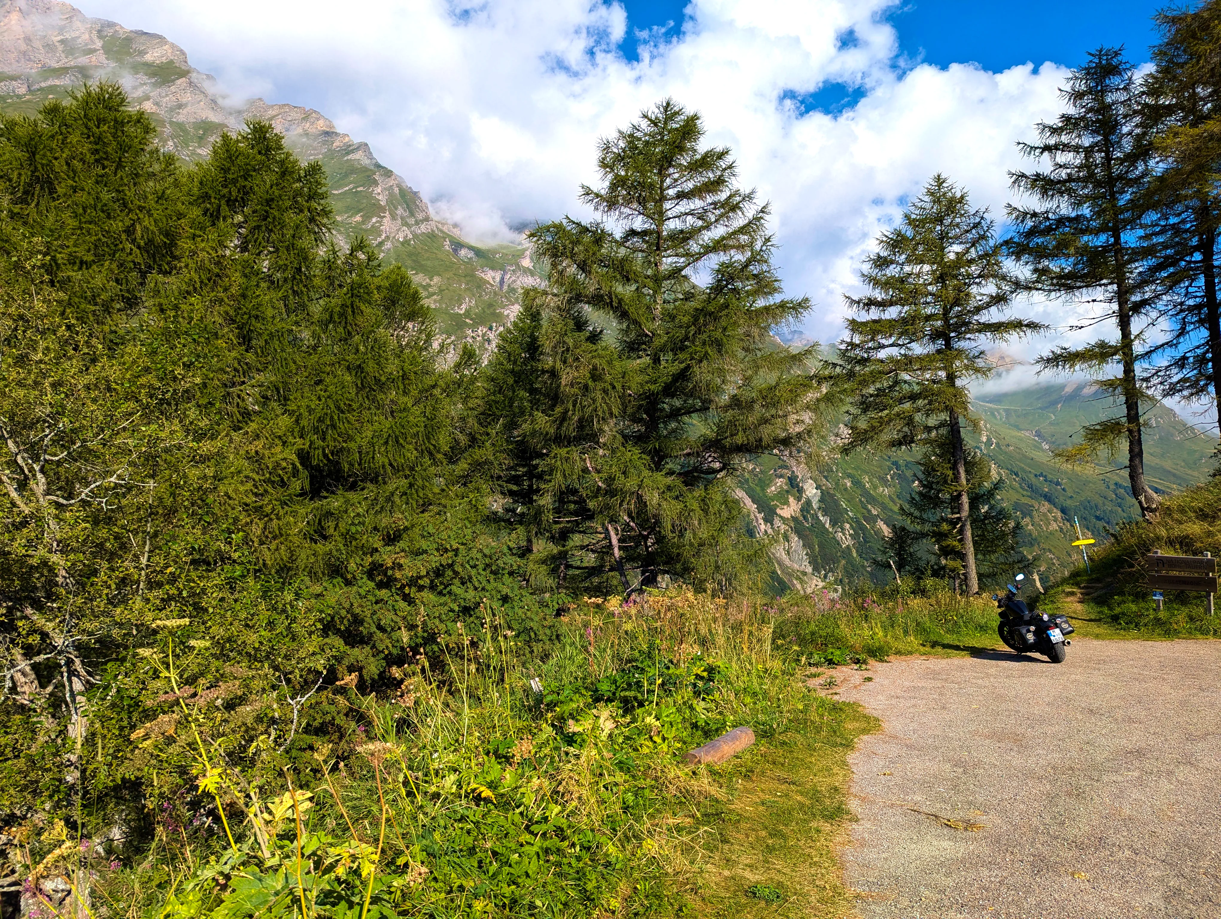 Ausblick Parkplatz Moa-Alm