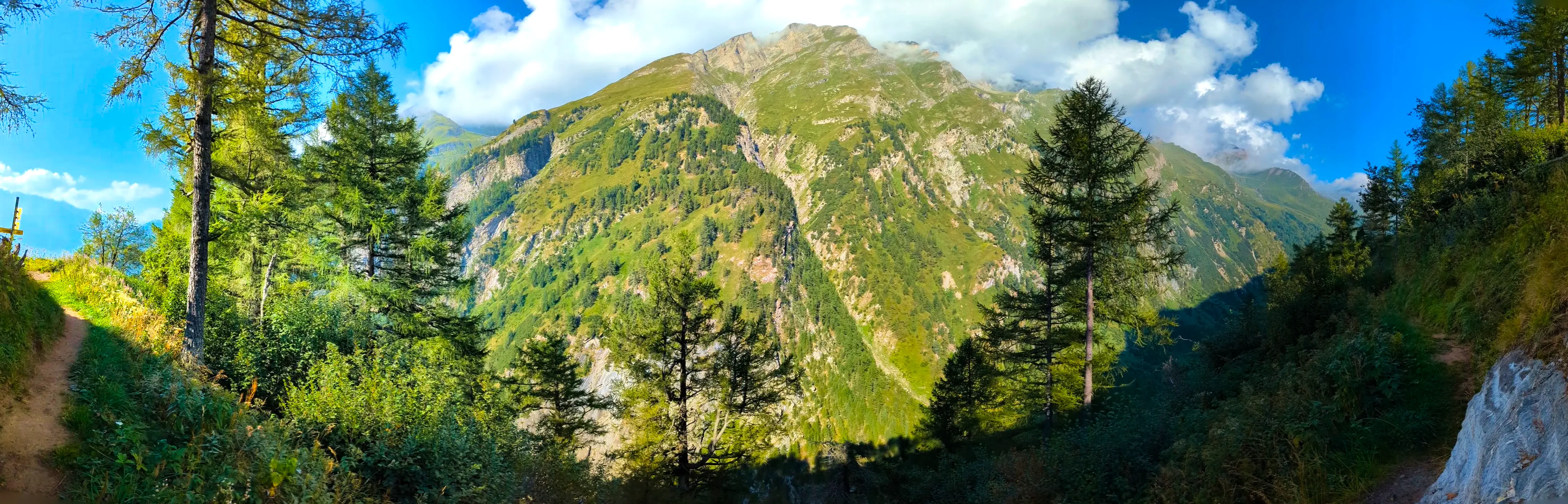 Ausblick Parkplatz Moa-Alm