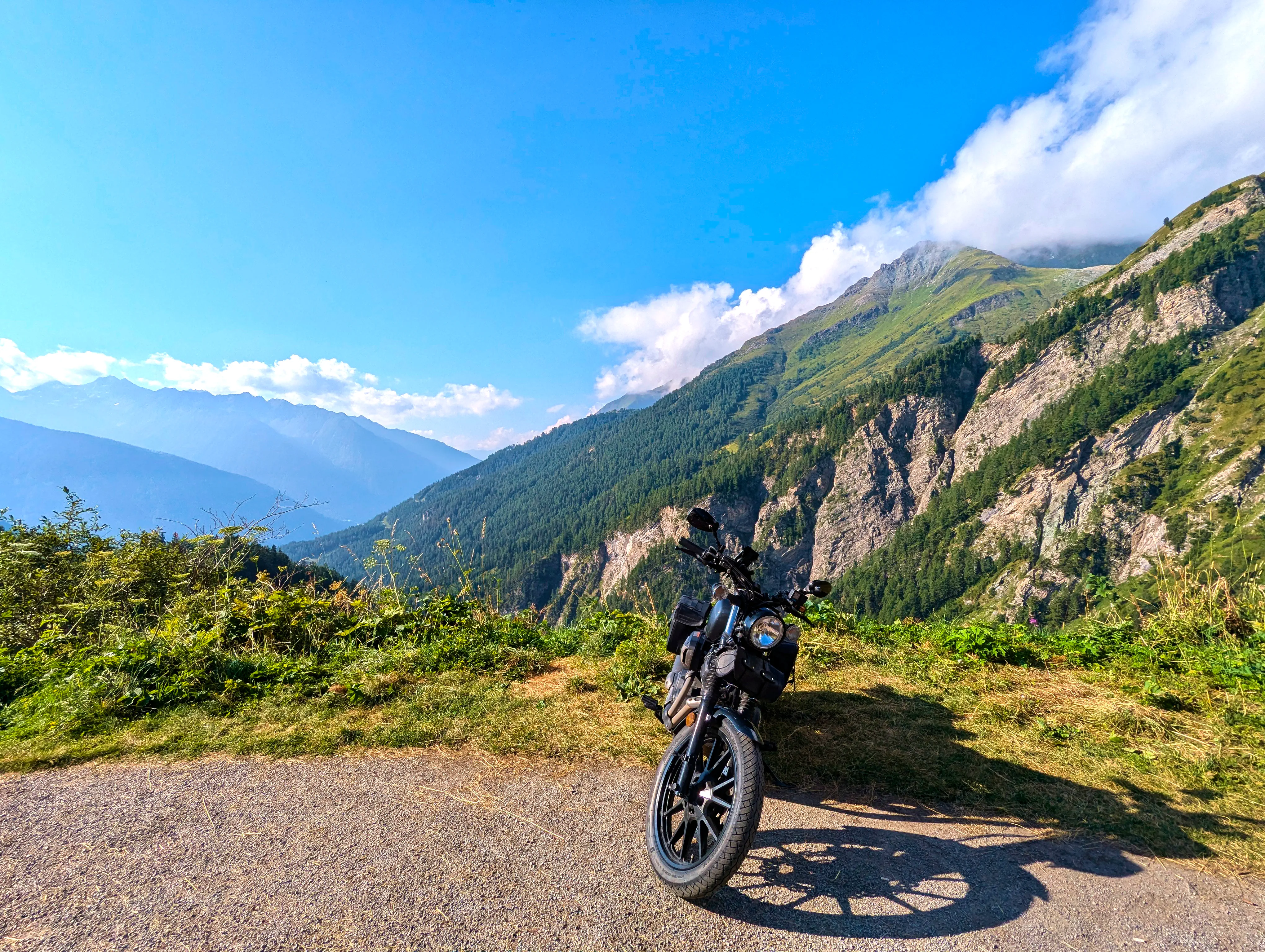Ausblick Parkplatz Moa-Alm