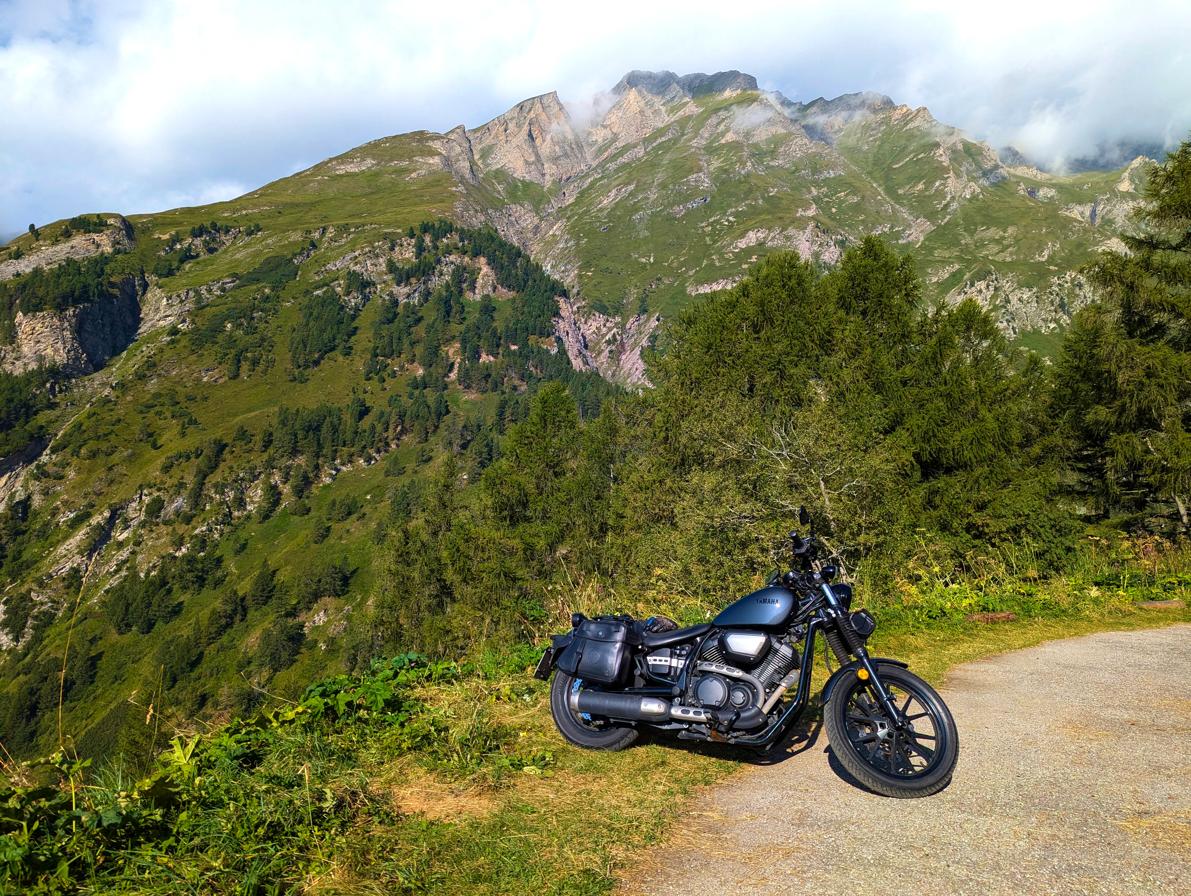 Ausblick Parkplatz Moa-Alm