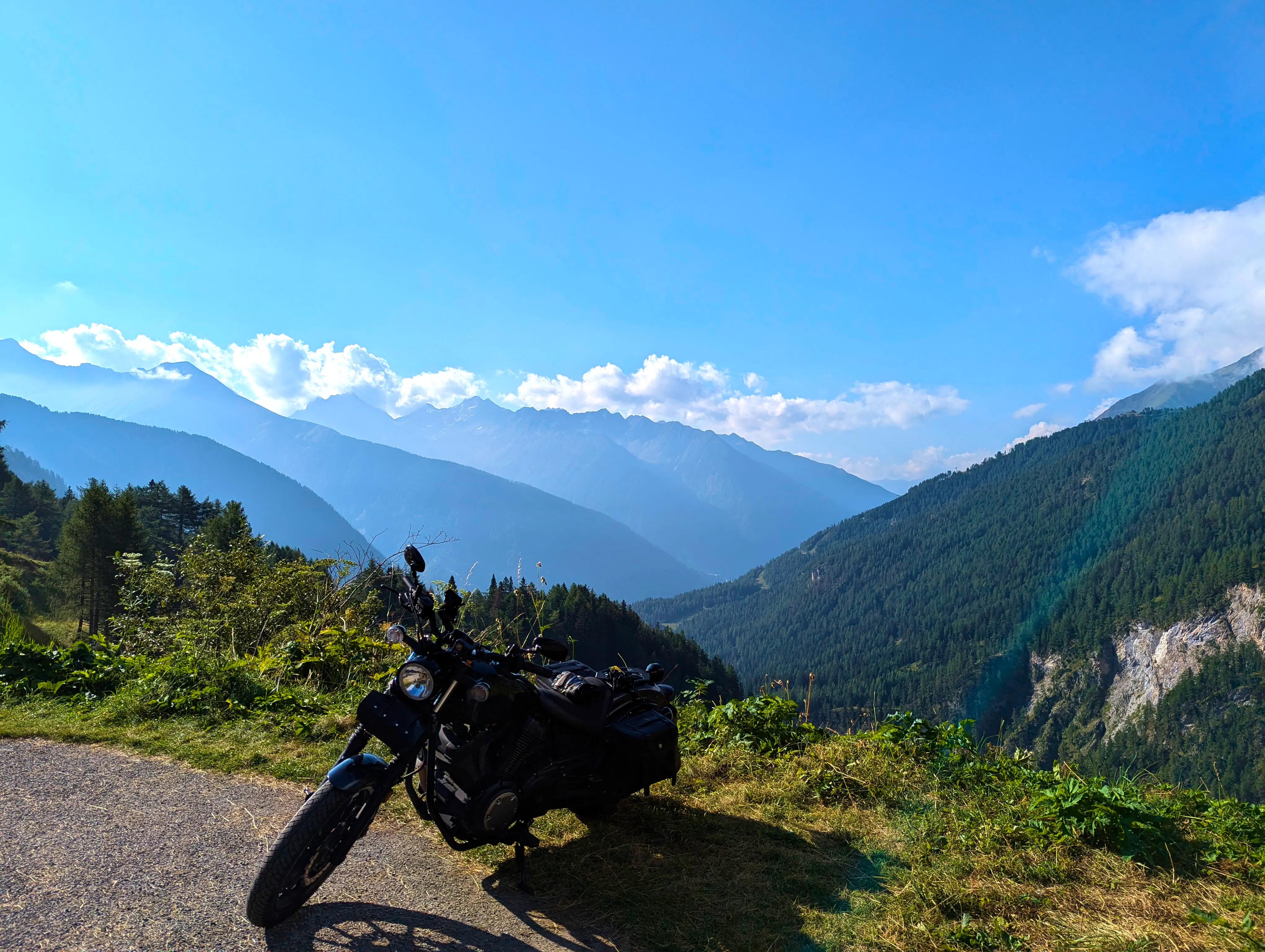 Ausblick Parkplatz Moa-Alm