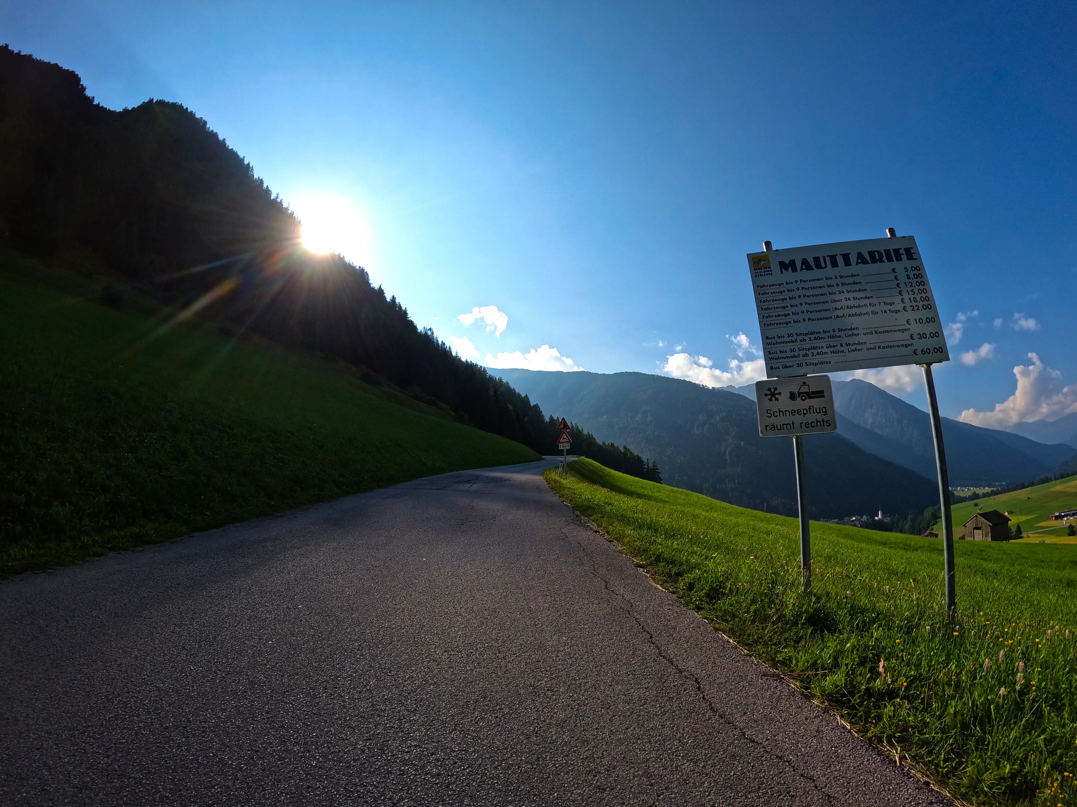 Mauttabelle Lucknerhaus