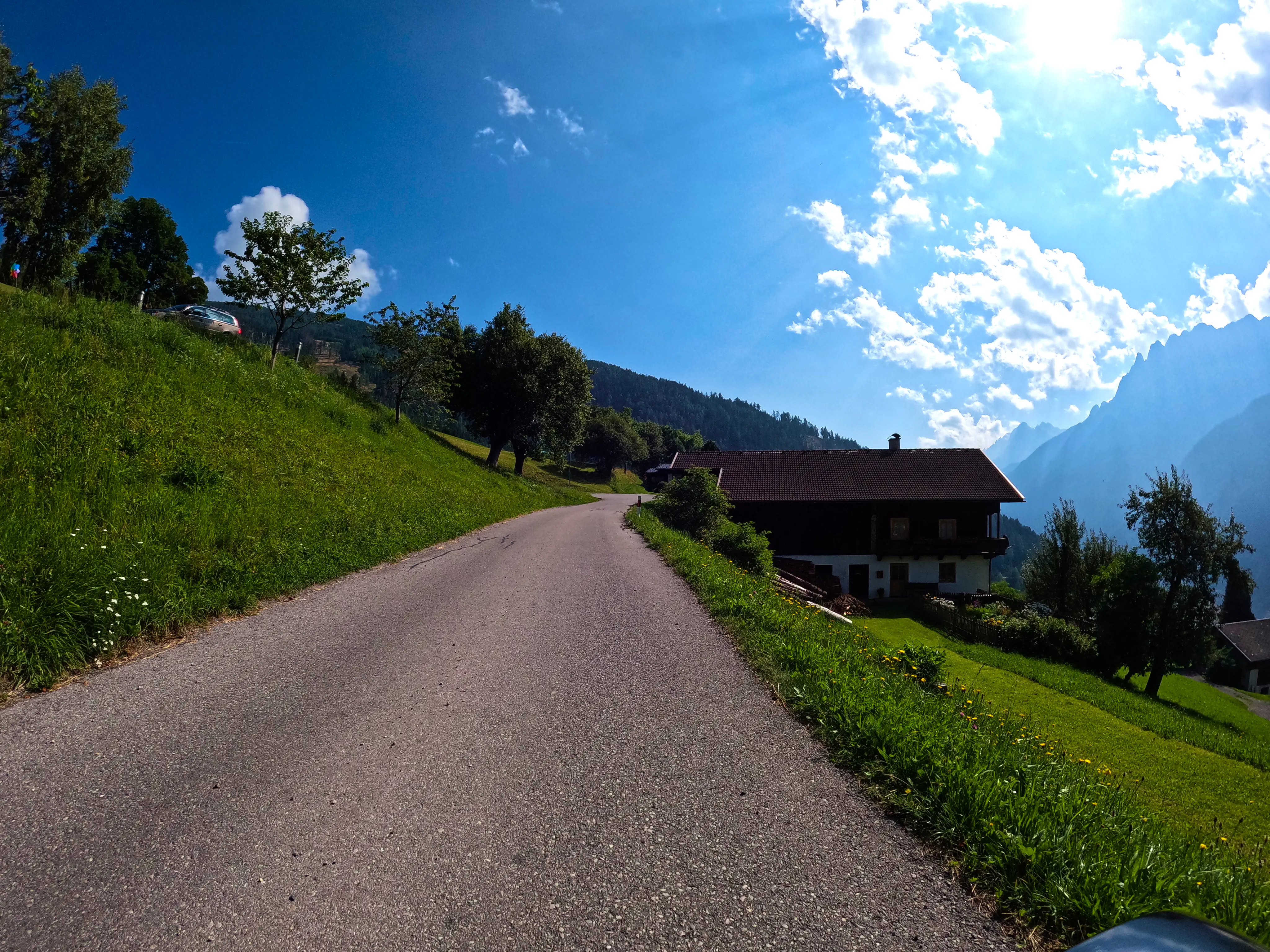 Auffahrt zur Hochsteinhütte
