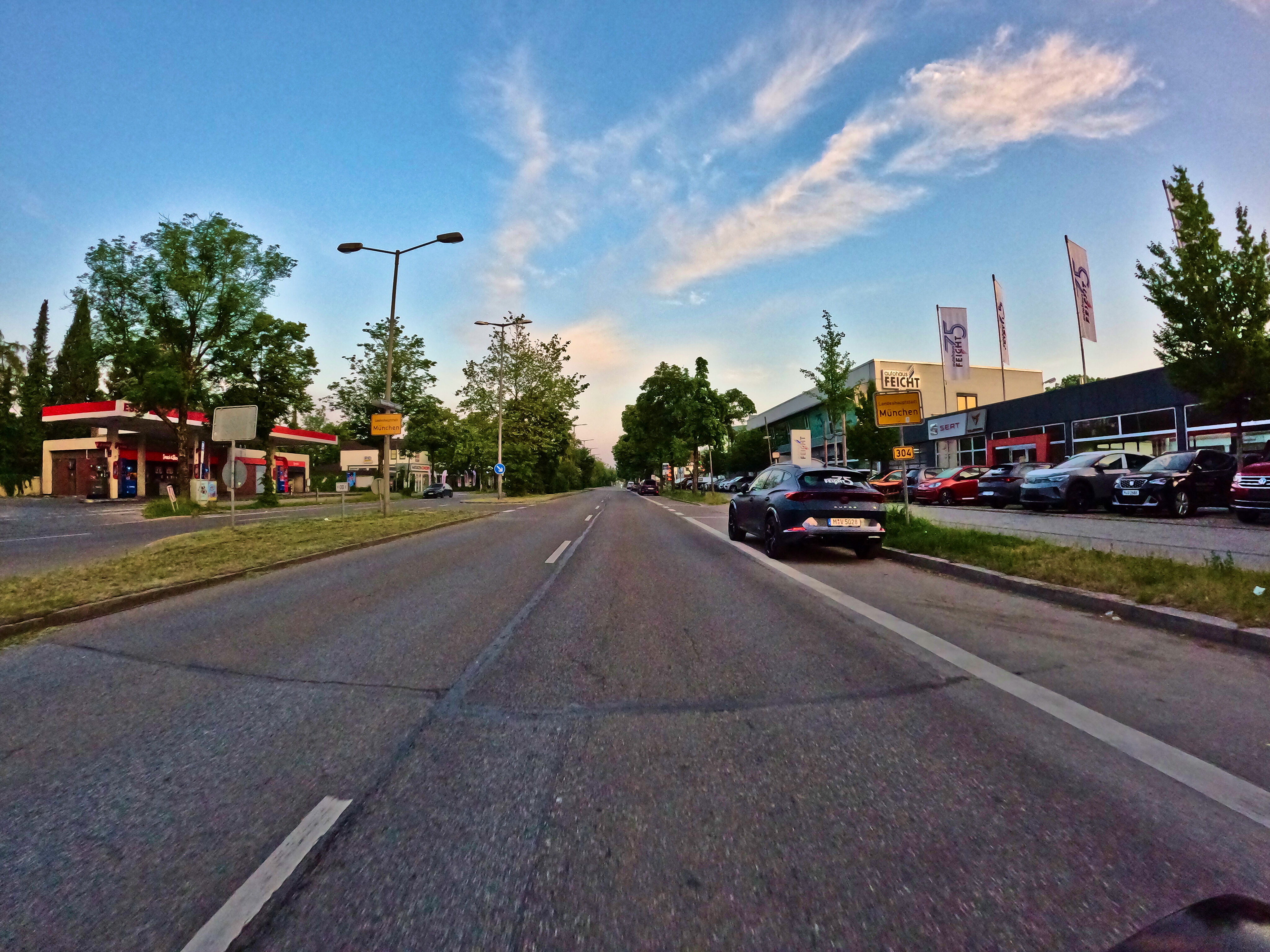 Ungewohnter Tourstart: Richtung München