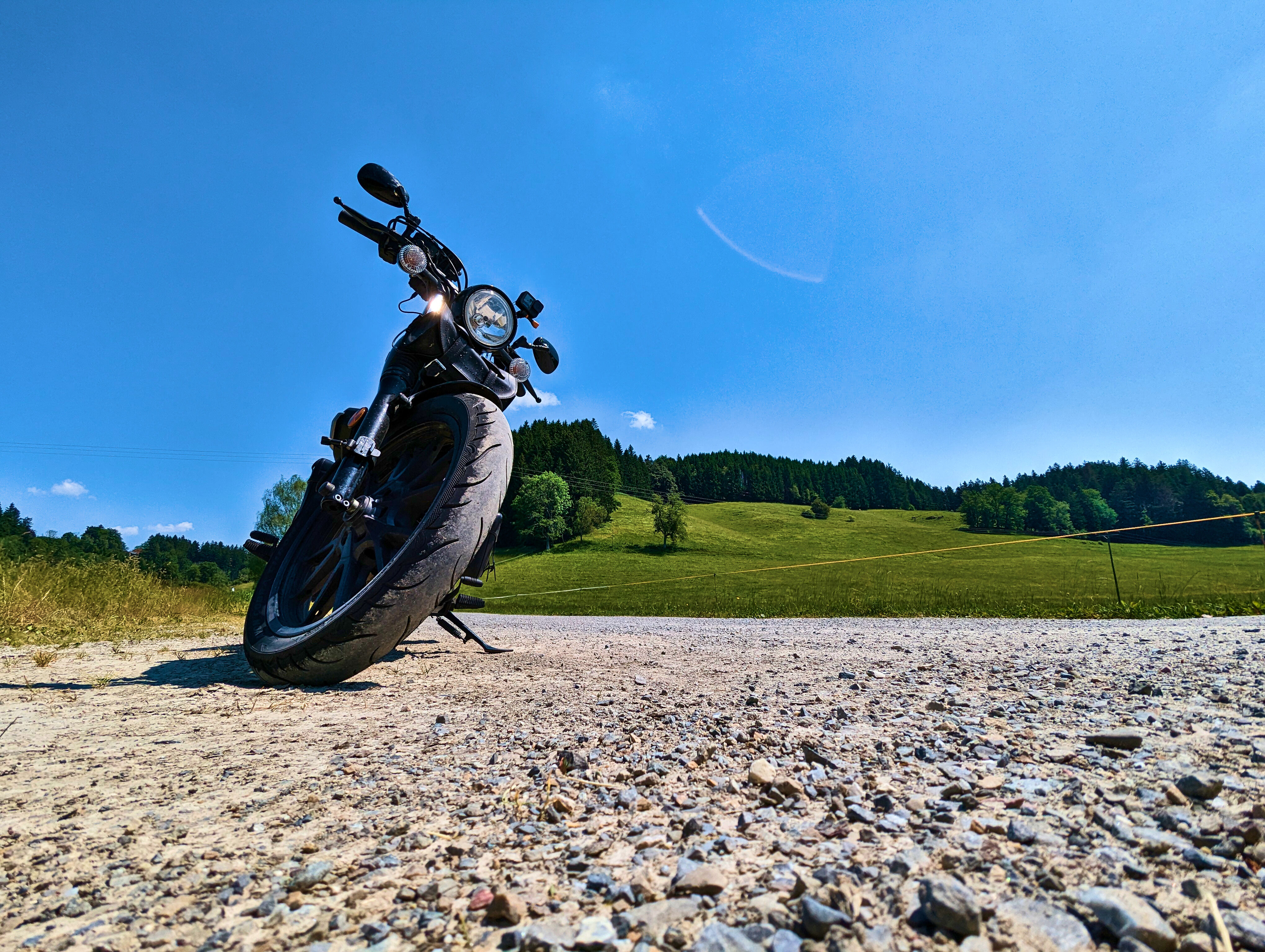 Kies, Bolt, grüne Wiesen